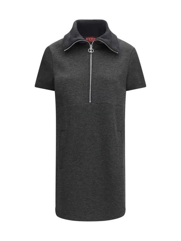 Dress Double GG Dark Grey made by Gucci