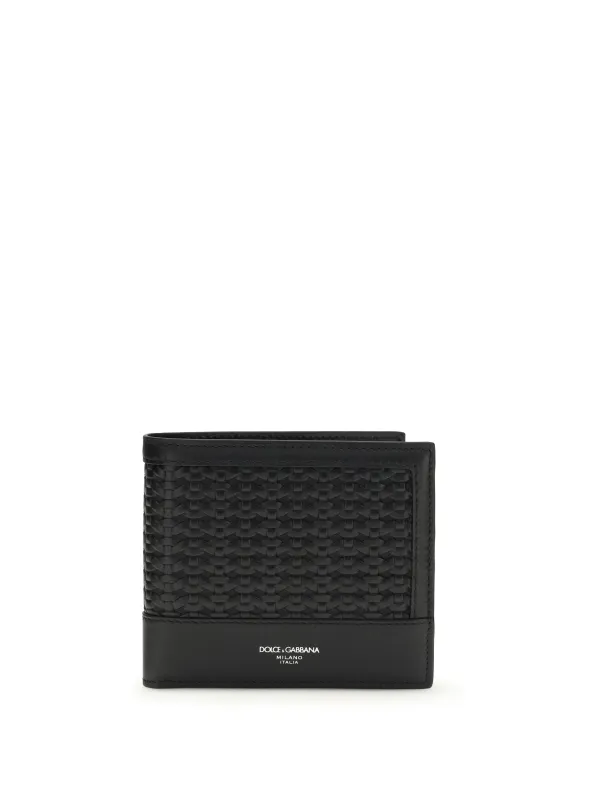 Leather Wallet Plongé Black made by Dolce & Gabanna