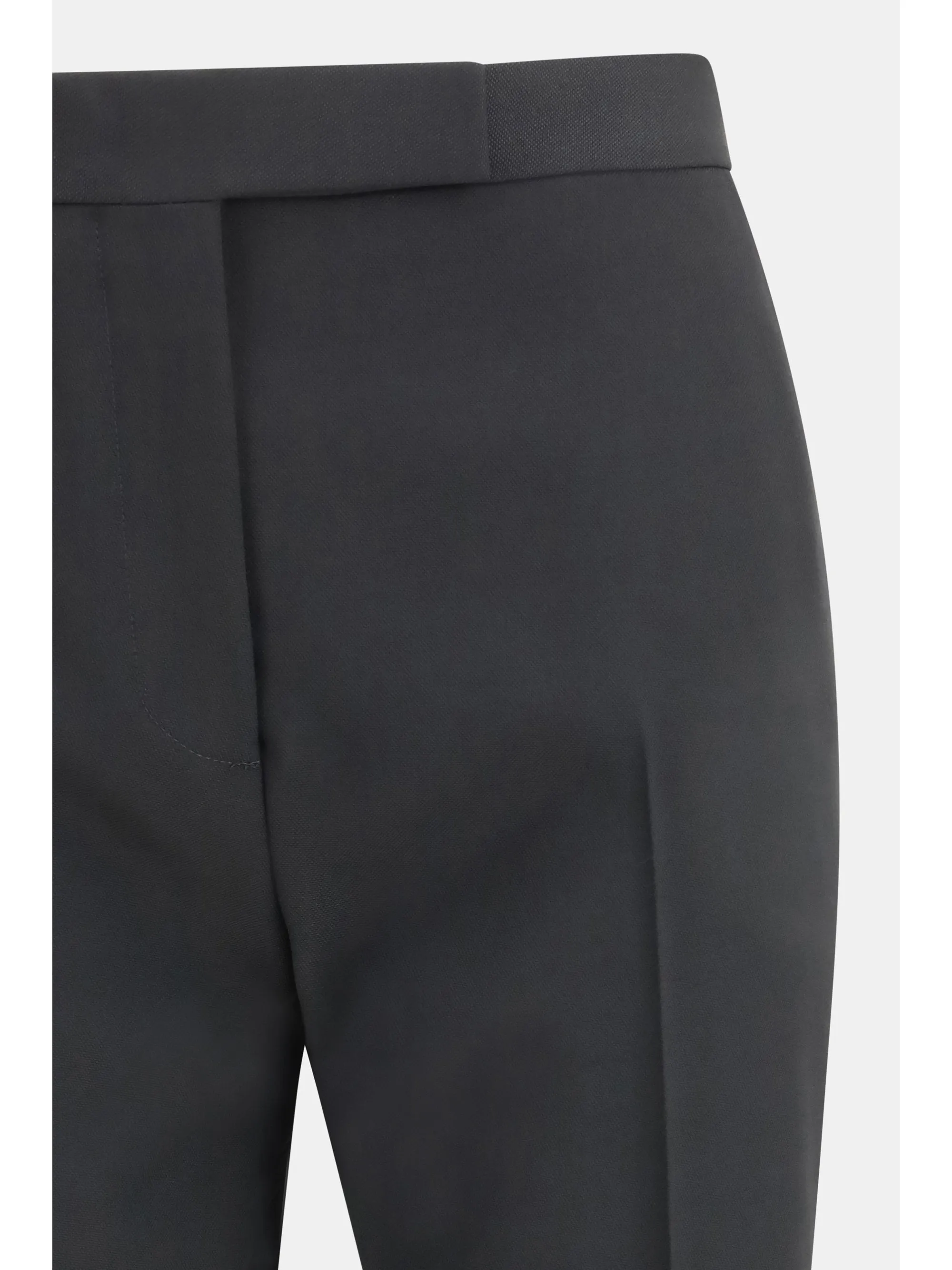 Tailored Straight-Leg Trousers Black/Deep Blue Navy sold by Zulily product image thumbnail 2