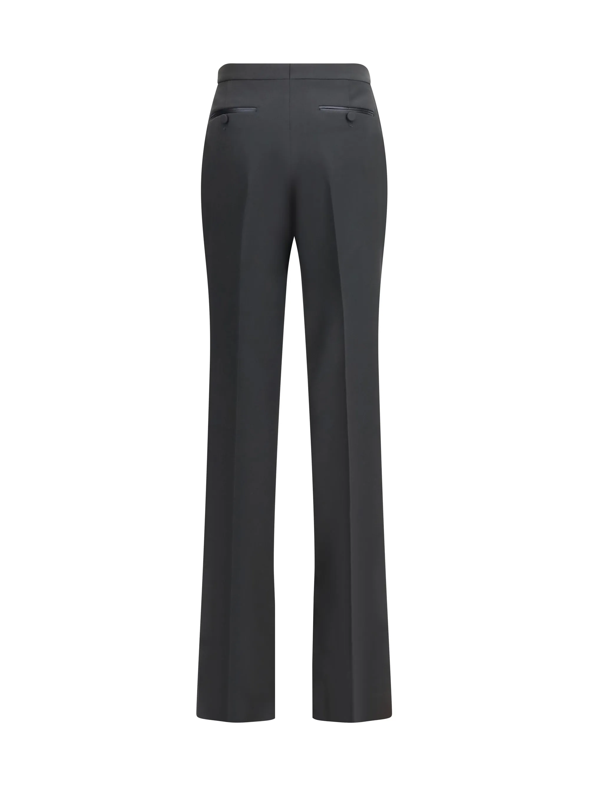 Tailored Straight-Leg Trousers Black/Deep Blue Navy sold by Zulily product image thumbnail 3