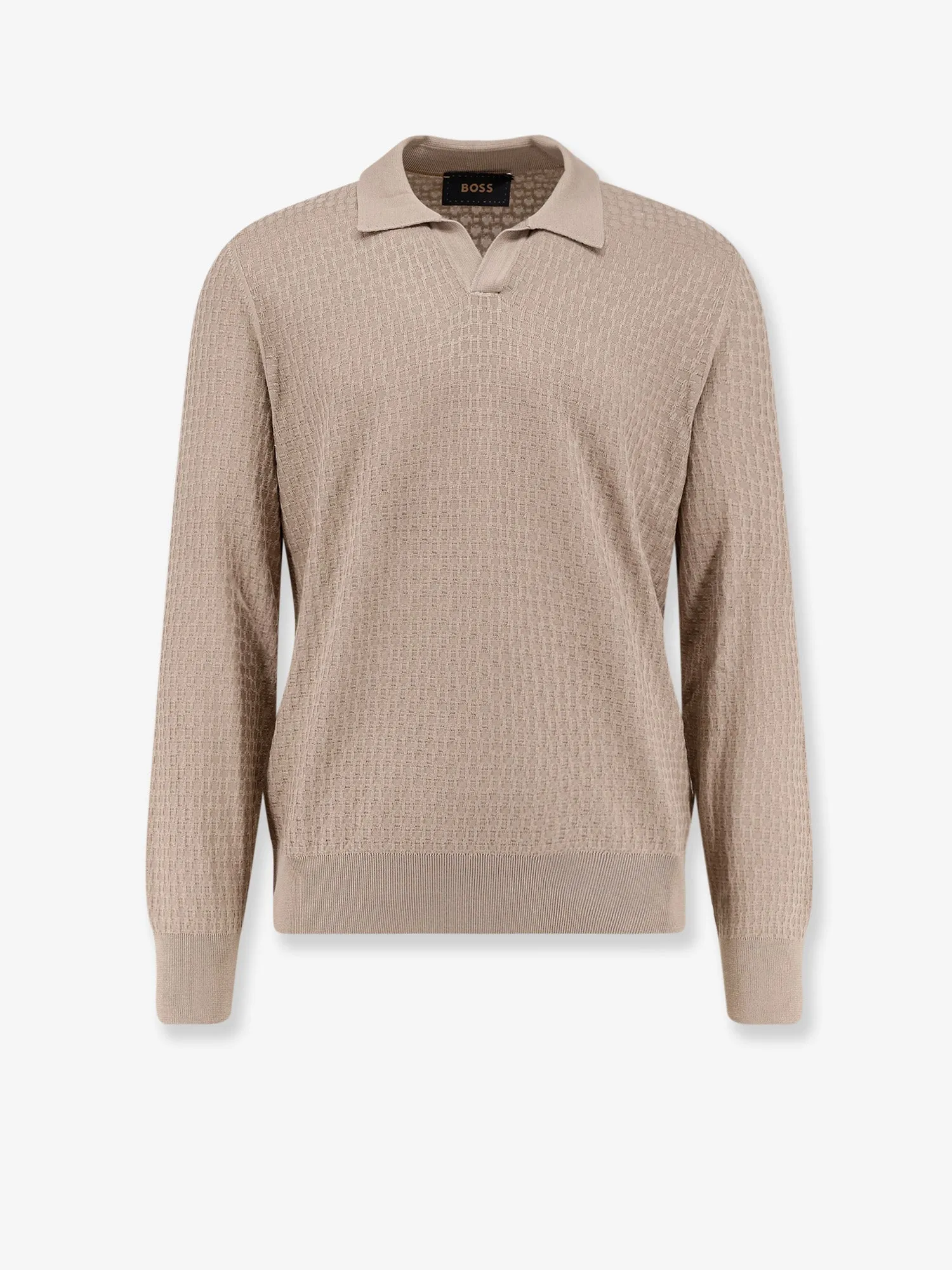 Silk Sweater With Leather Detail sold by Zulily