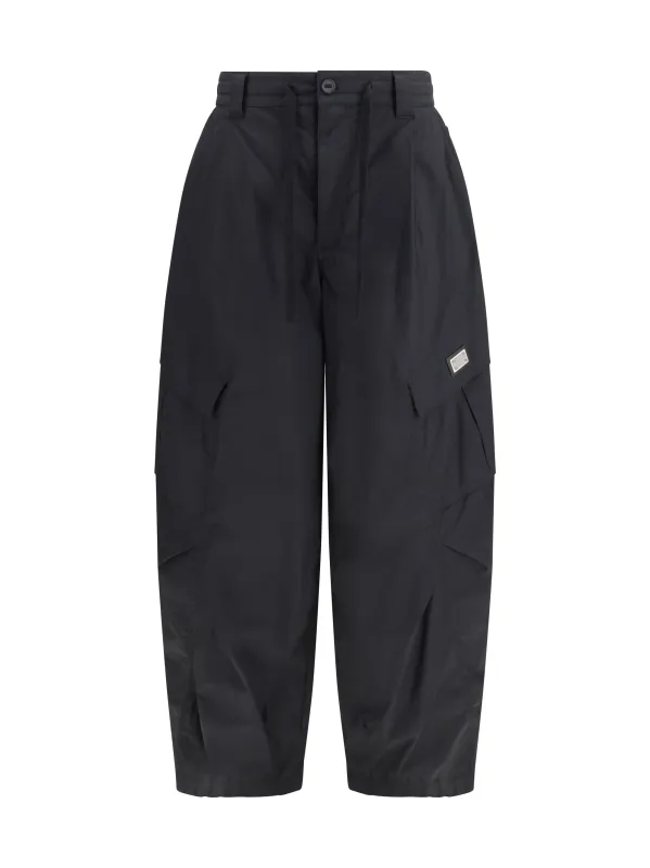 Trousers Cotton Gabardine Black made by Dolce & Gabanna