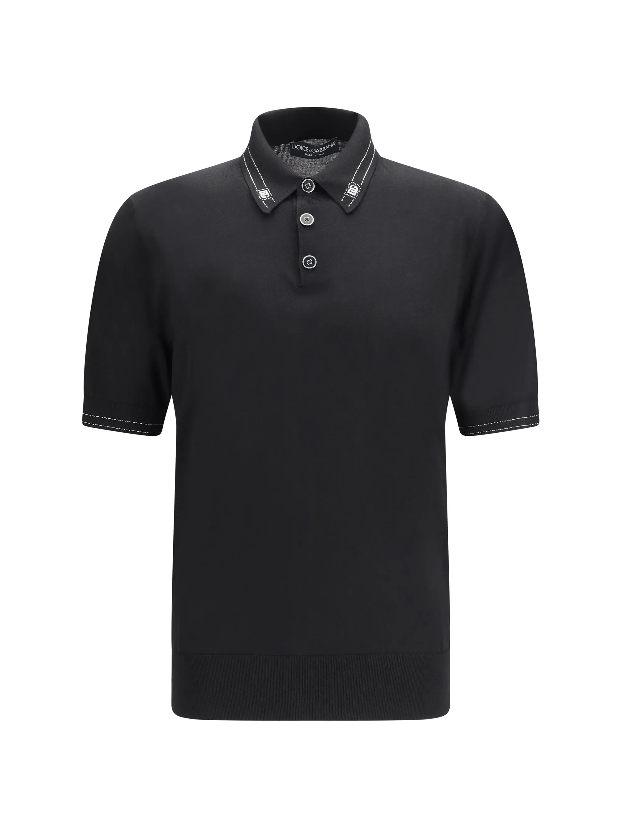 Polo Shirt Silk Black sold by Zulily