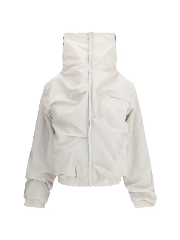 High Collar Jacket Grey made by ALAINPAUL