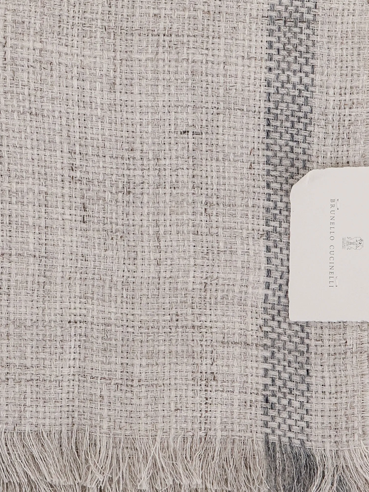 Linen Scarf Grey sold by Zulily product image thumbnail 3