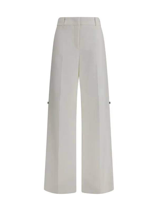 Pants Cotton White made by Fendi