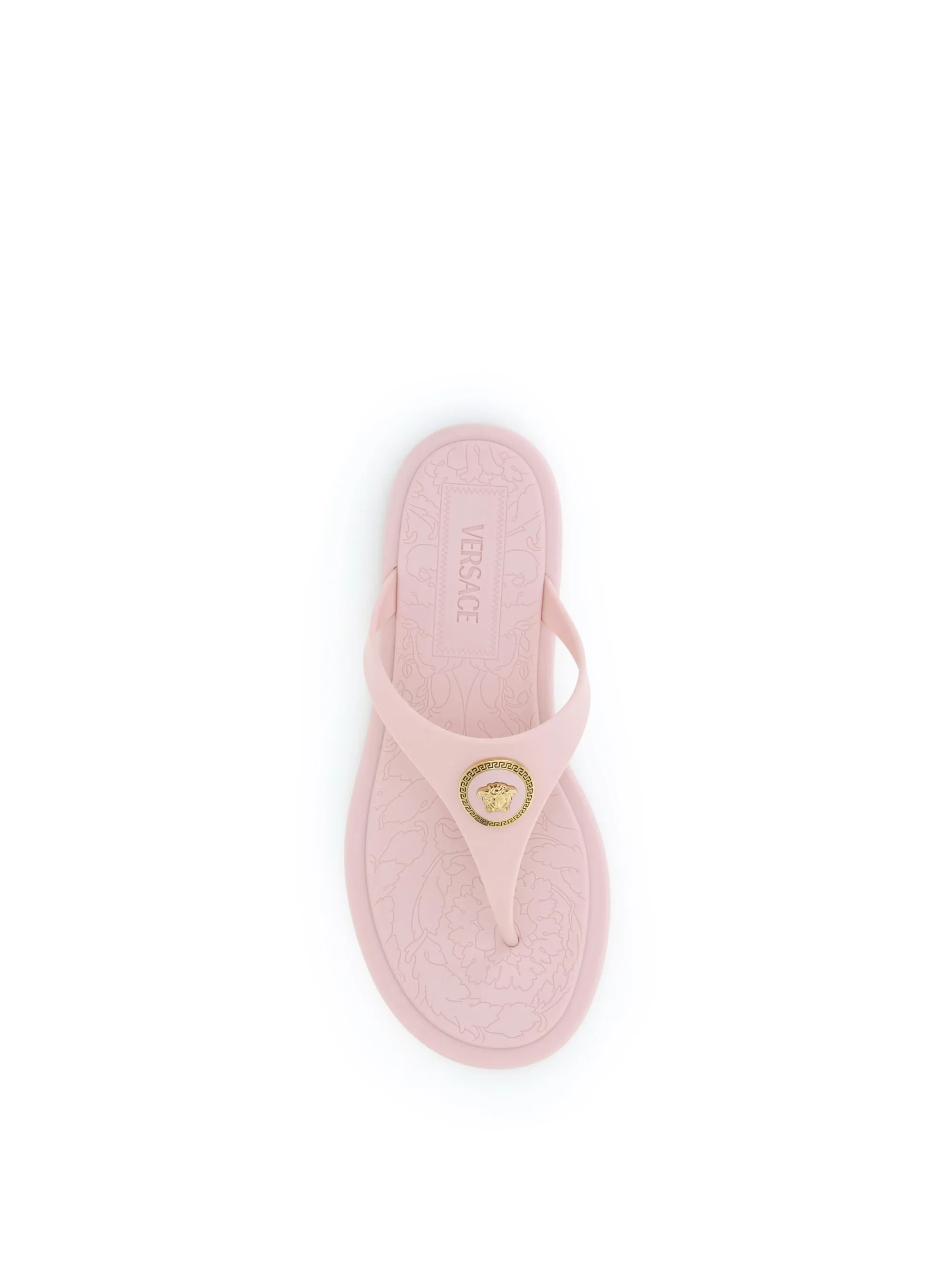 Rubber Thong Sandals Pastel Pink/Gold sold by Zulily product image thumbnail 2