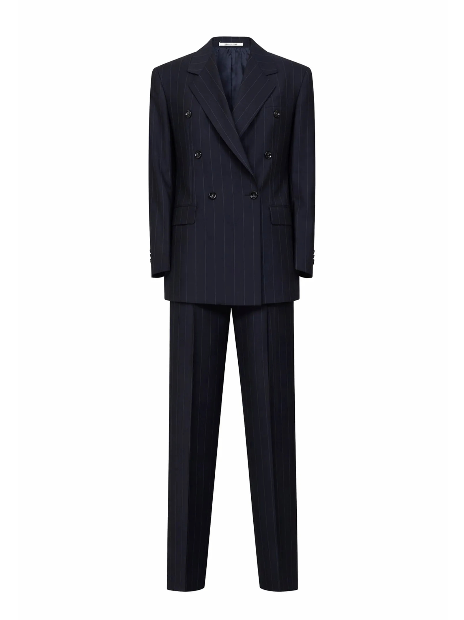 Suit Double-Breasted Blue Virgin Wool sold by Zulily