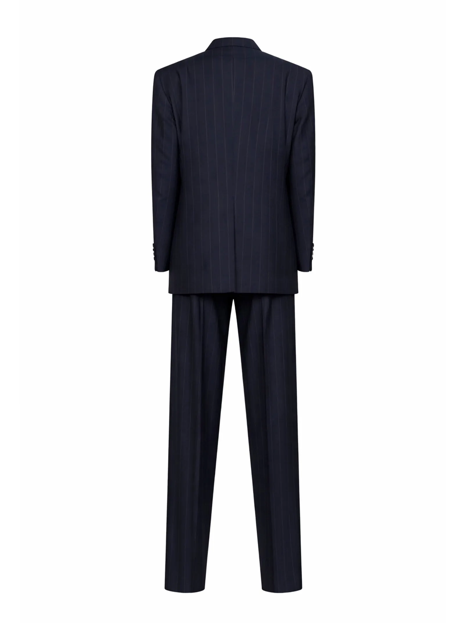 Suit Double-Breasted Blue Virgin Wool sold by Zulily product image thumbnail 2