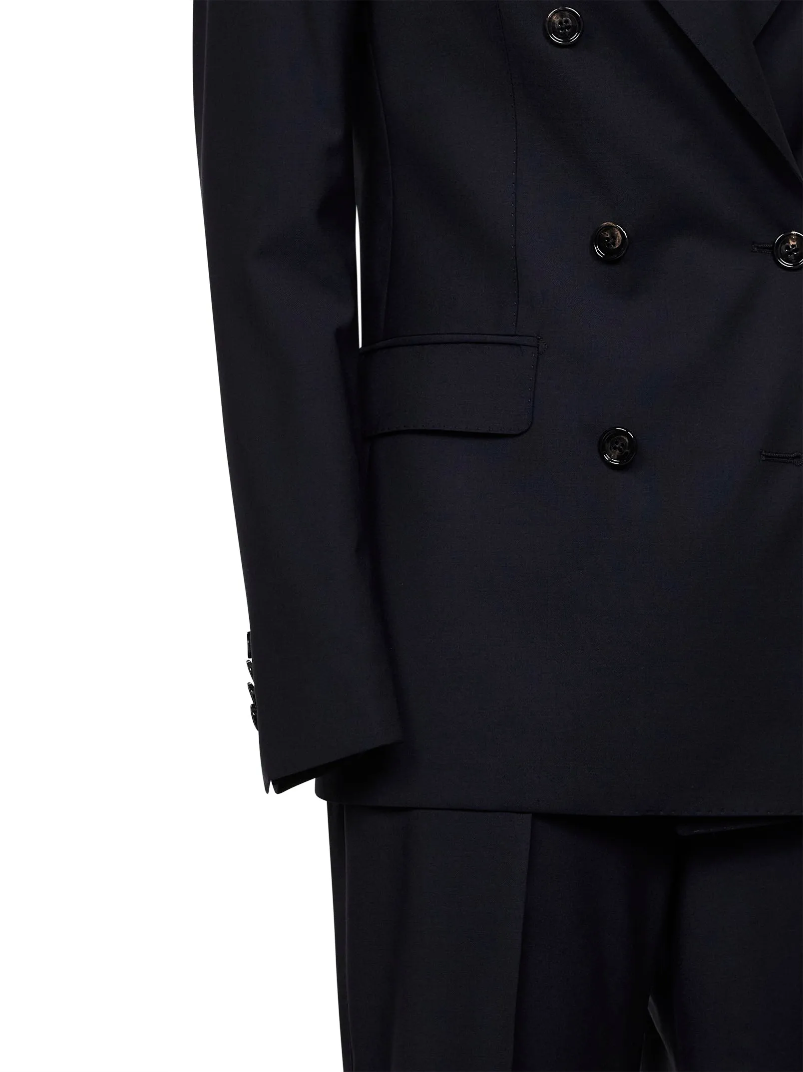 Double-Breasted Suit Blue Virgin Wool sold by Zulily product image thumbnail 3