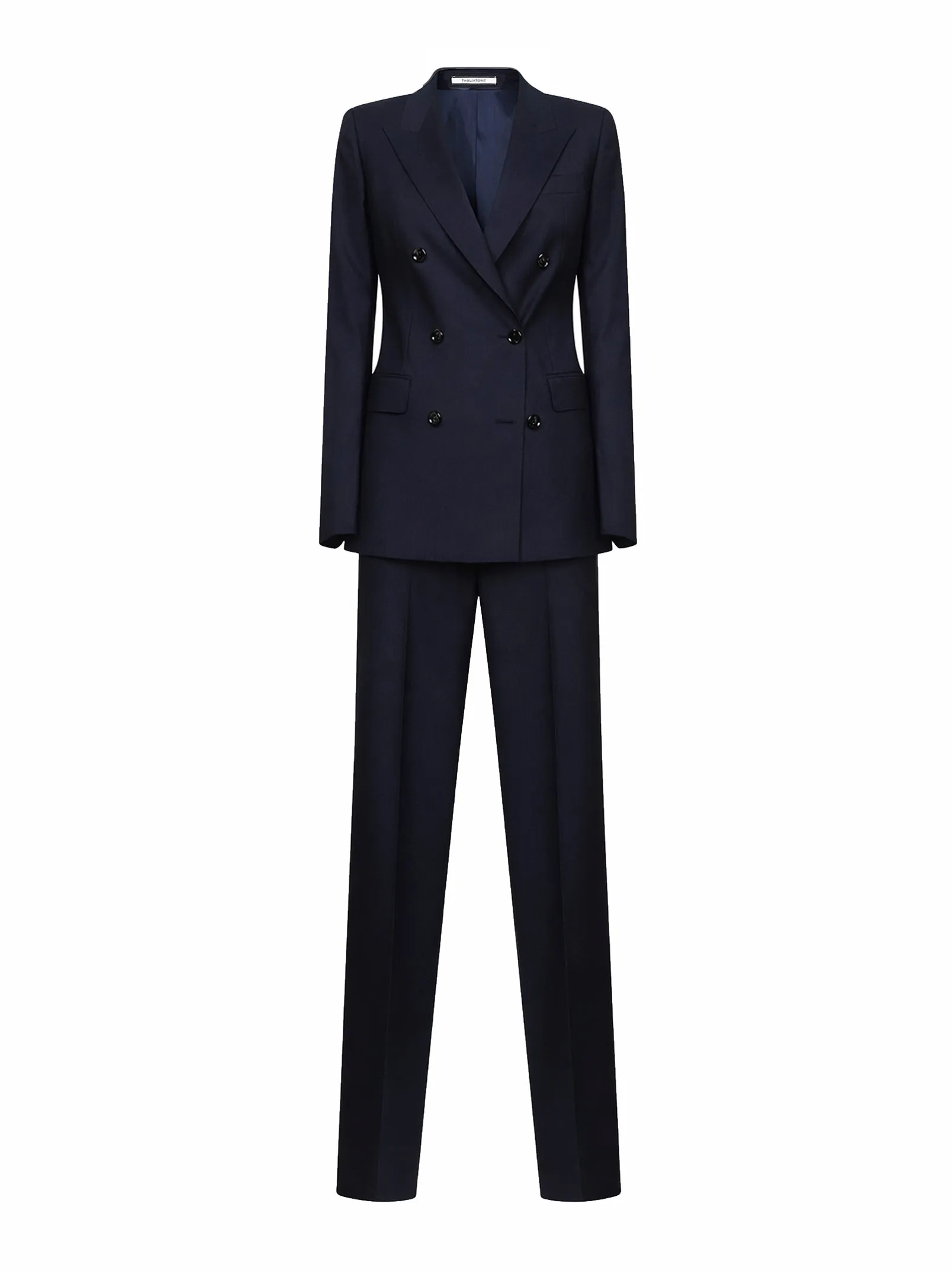 Double-Breasted Suit Blue Virgin Wool sold by Zulily