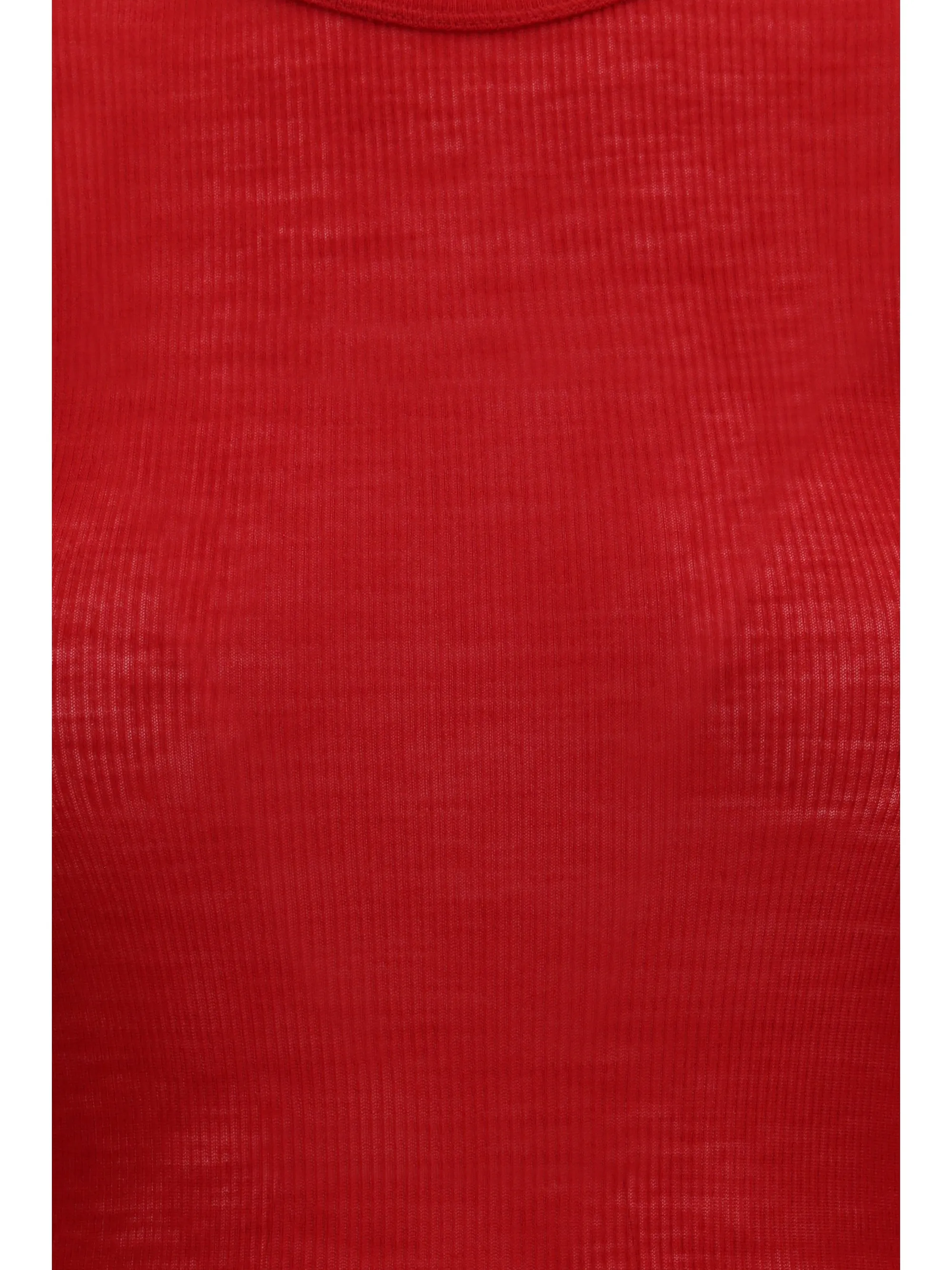 Ribbed Knit T-Shirt Lipstick Red sold by Zulily product image thumbnail 2