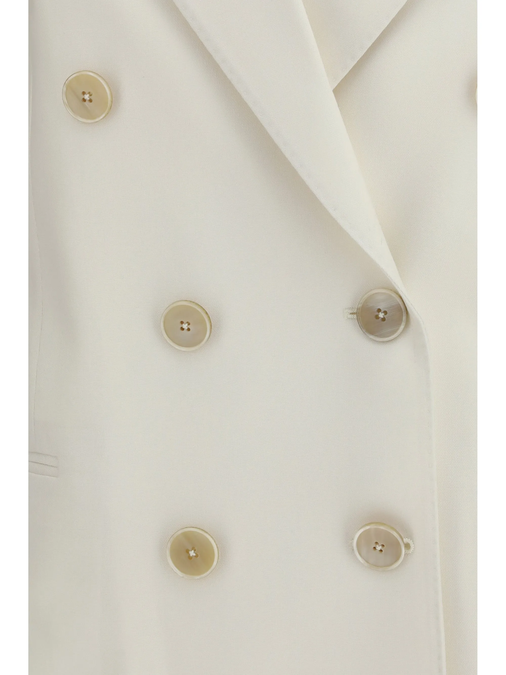 Jacket Double-Breasted Wool and Mohair White sold by Zulily product image thumbnail 3