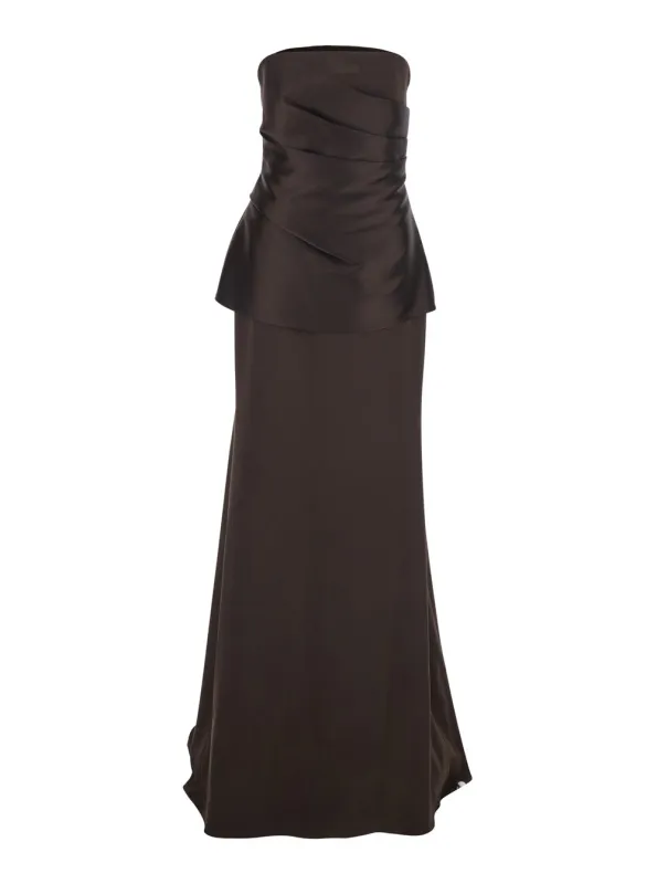 Maxi Dress Alia Brown made by Solace London