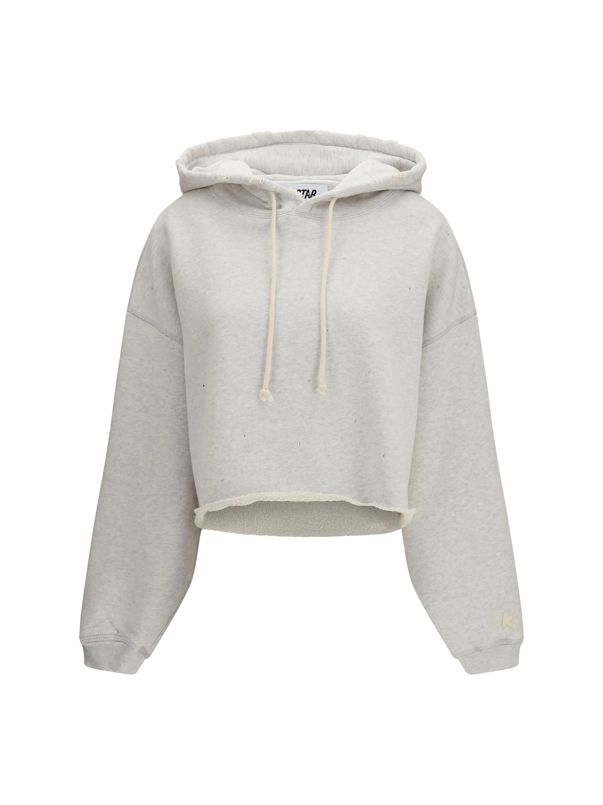 Cropped Hoodie Star Vintage Grey sold by Zulily