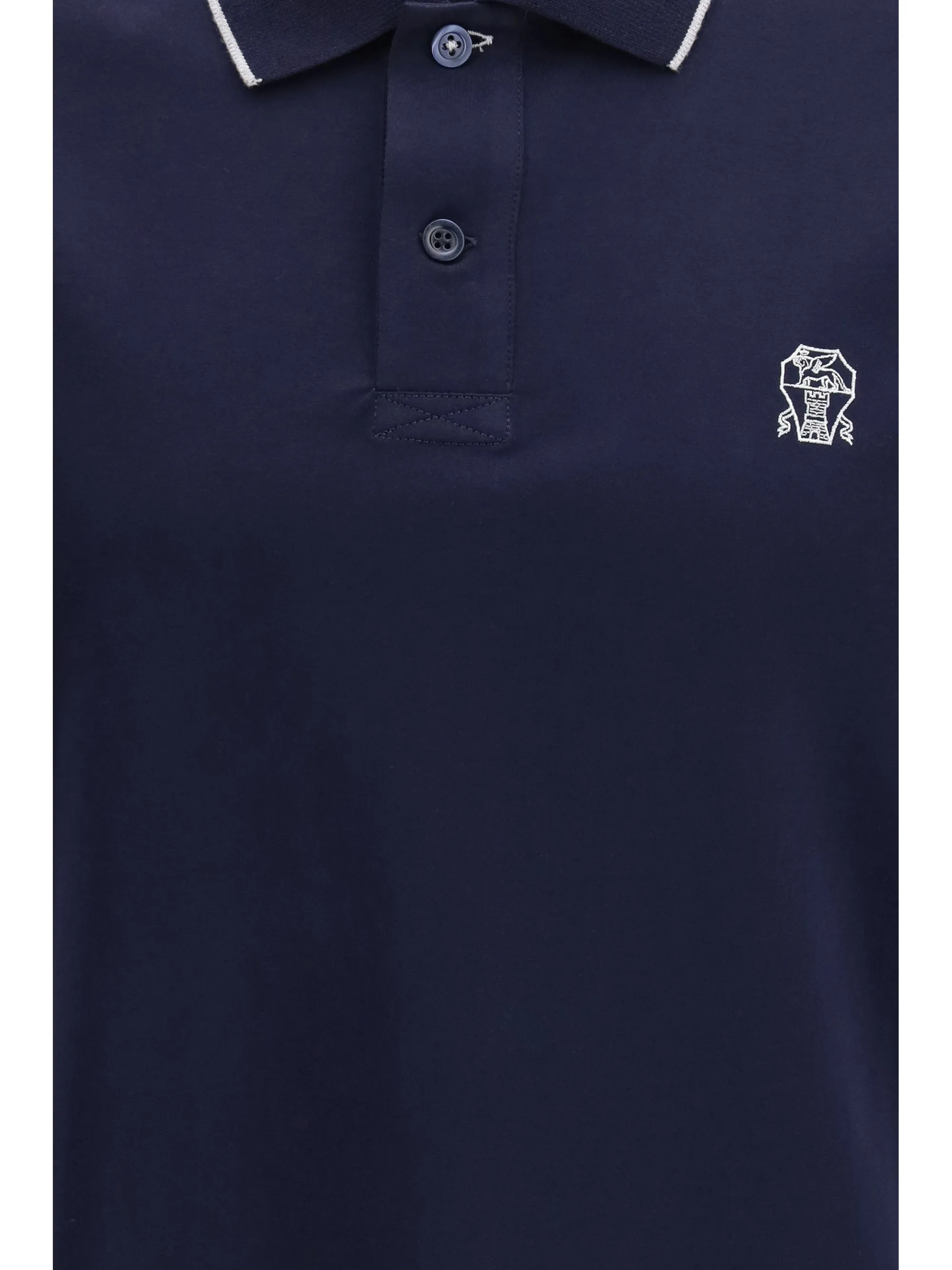 Polo Shirt Cotton Cobalt/Grey sold by Zulily product image thumbnail 2