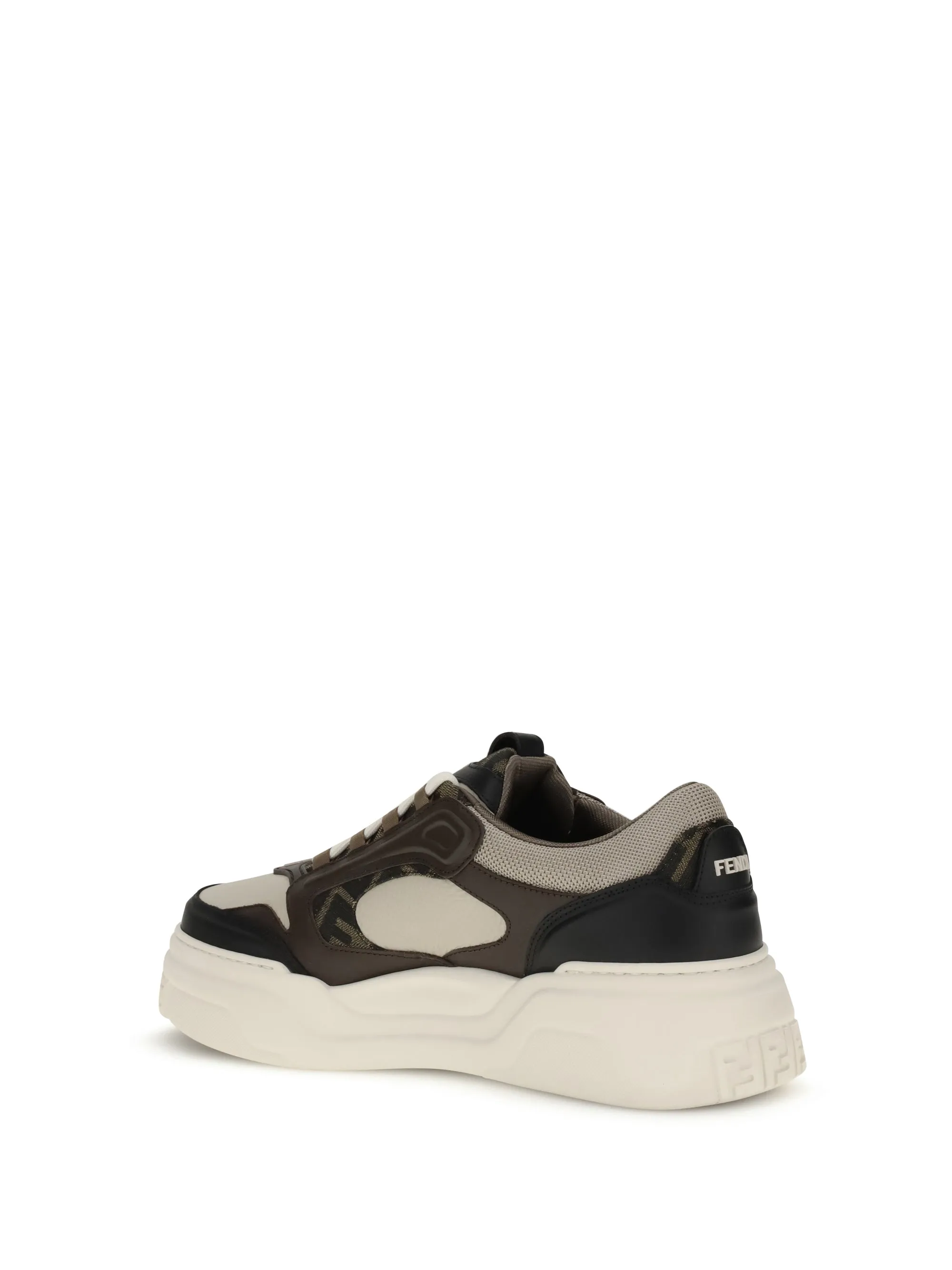 Sneakers FF Leather Black/Cream/Beige sold by Zulily product image thumbnail 3