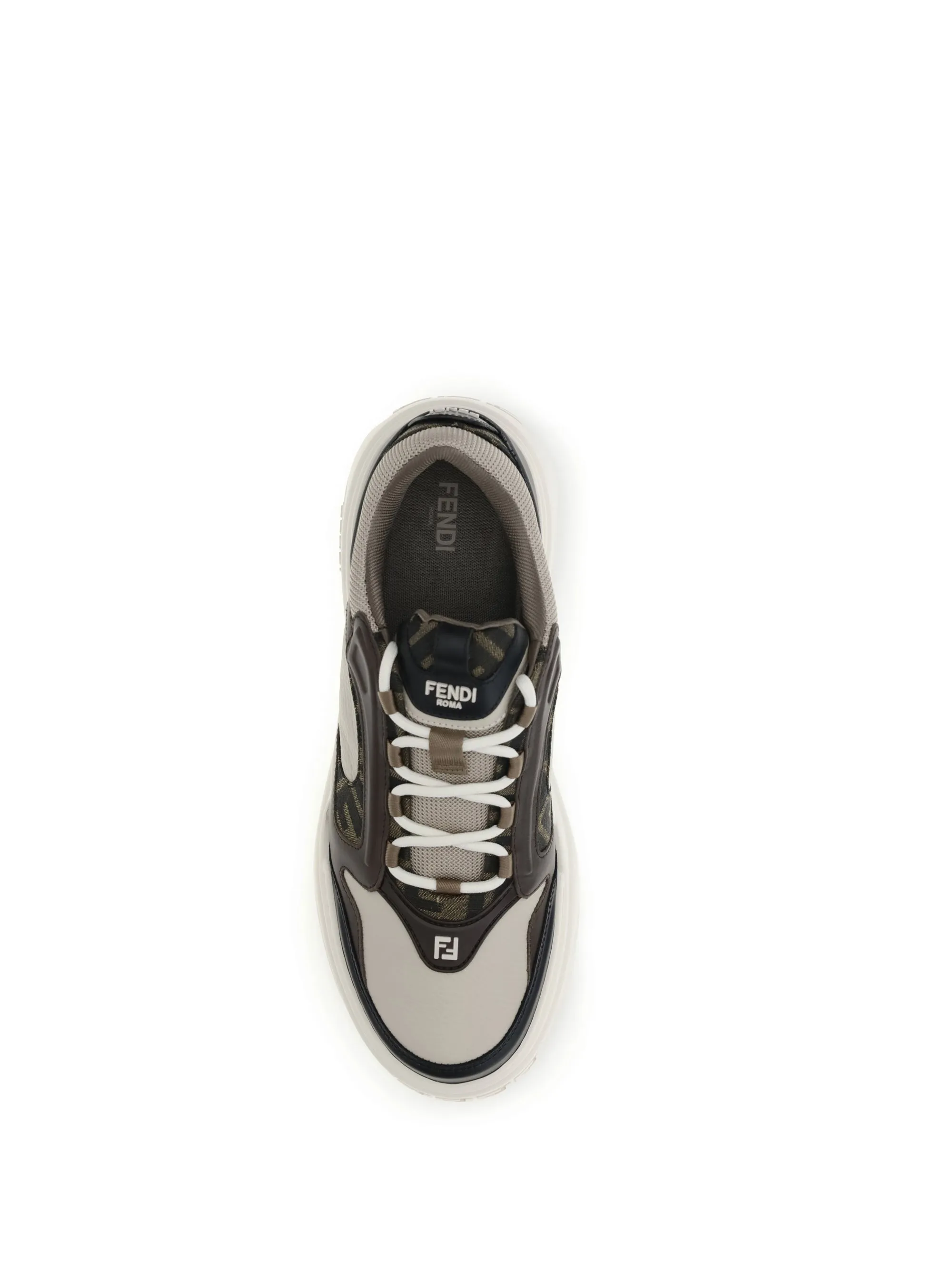 Sneakers FF Leather Black/Cream/Beige sold by Zulily product image thumbnail 4