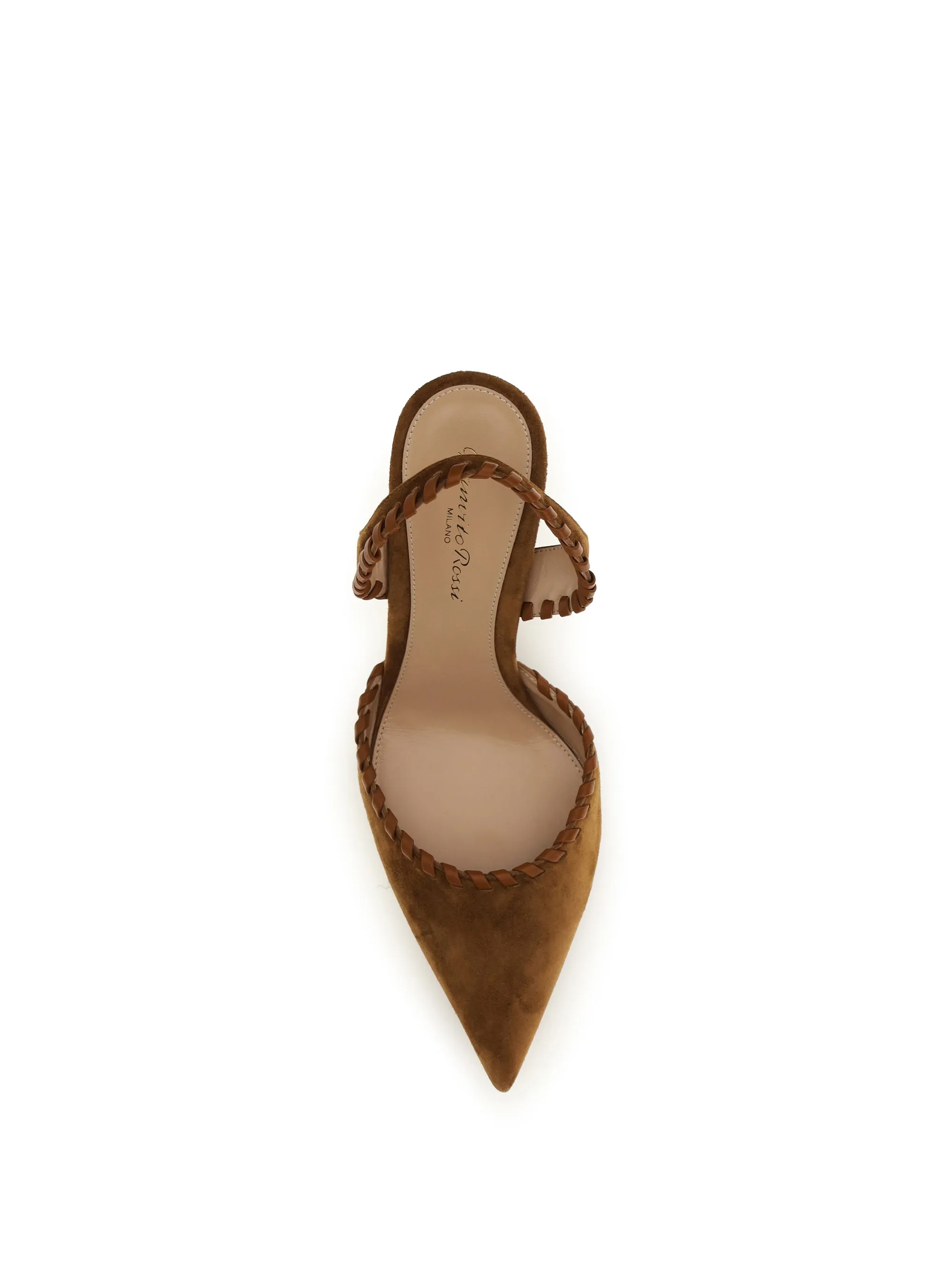Suede Pumps Luggage/Sedona sold by Zulily product image thumbnail 4