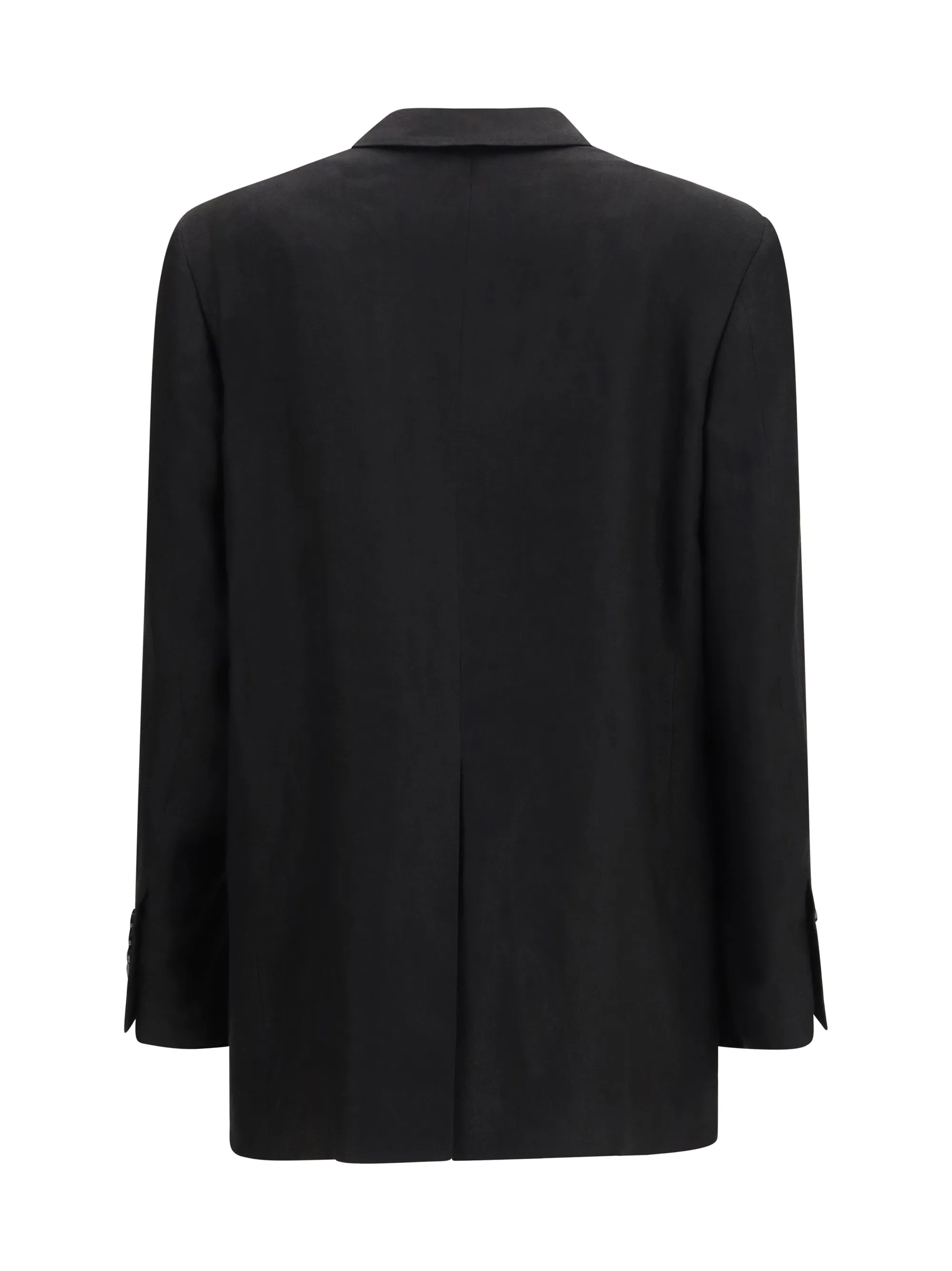 Blazer Double-Breasted Linen Black sold by Zulily product image thumbnail 3