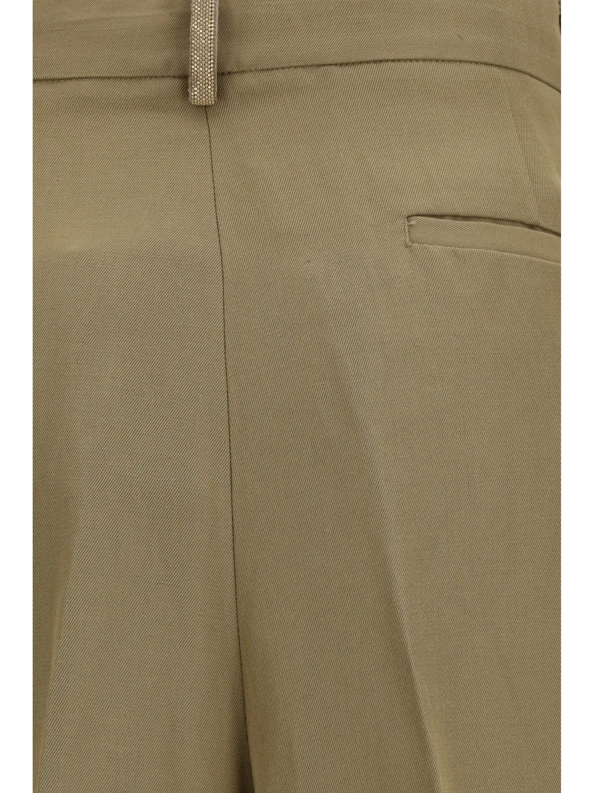 Pleated Pants Viscose Taupe sold by Zulily product image thumbnail 2