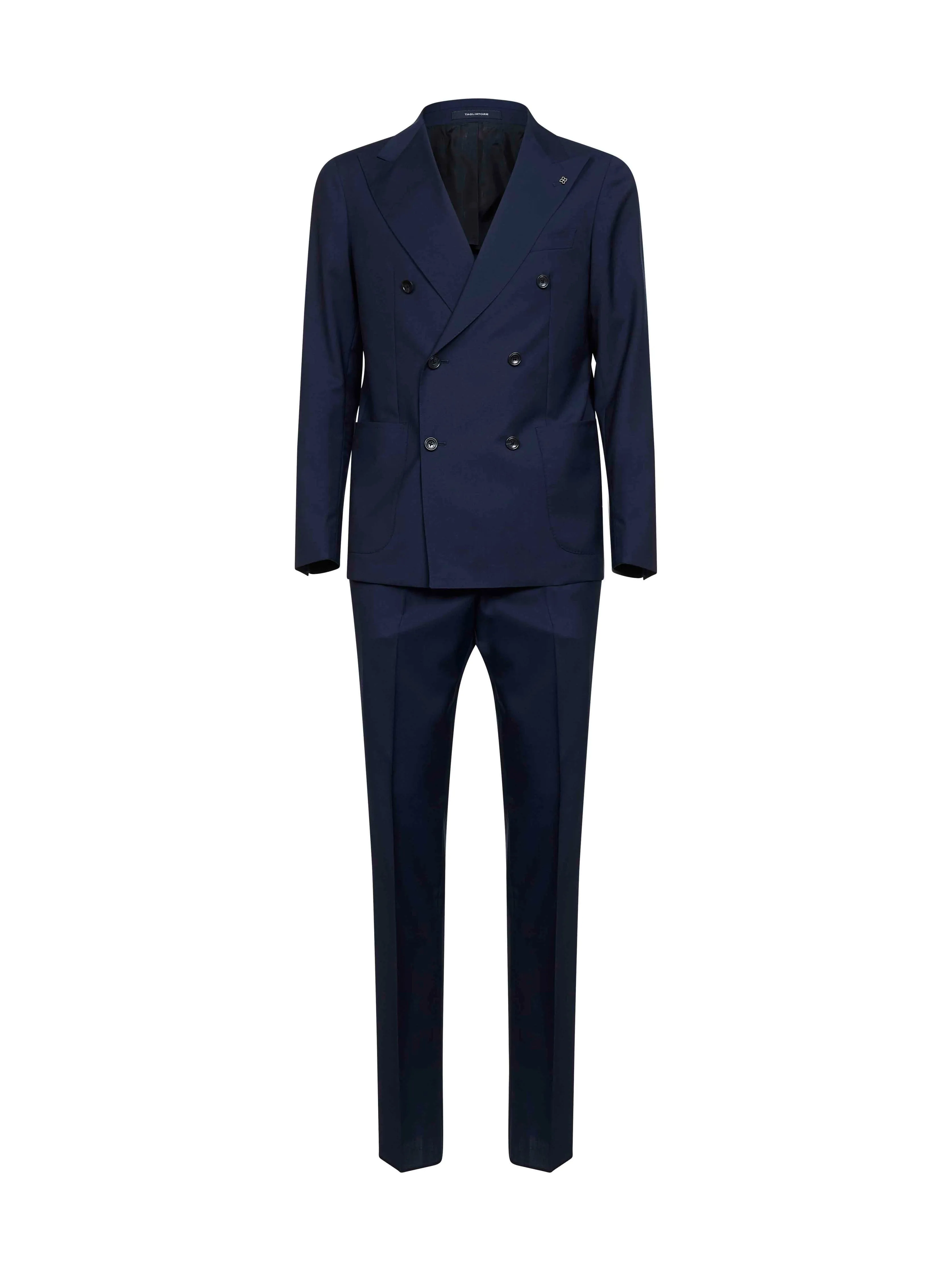 Suit Vesuvio Avio Blue Virgin Wool sold by Zulily