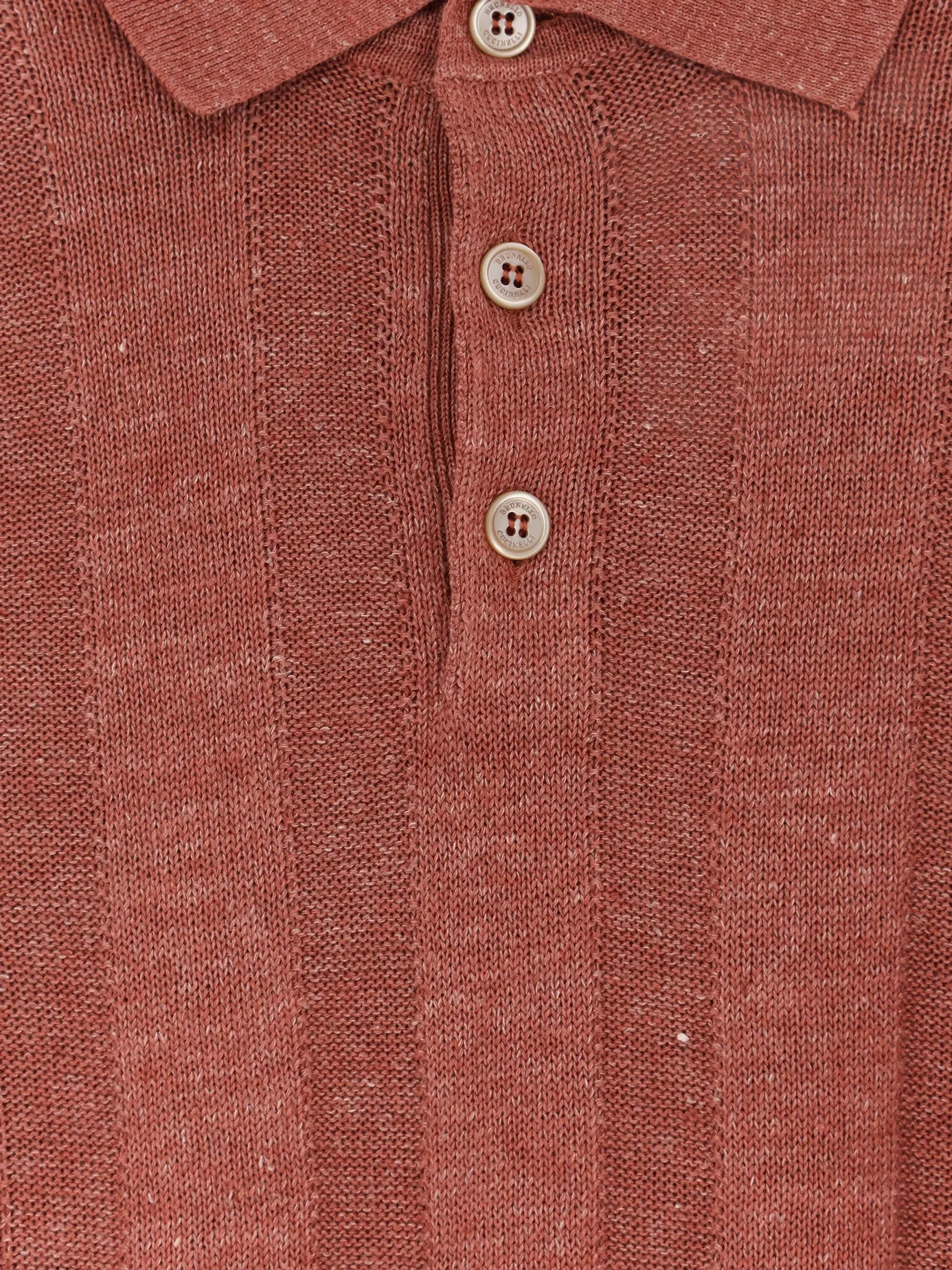Polo Shirt Linen-Cotton Red sold by Zulily product image thumbnail 5
