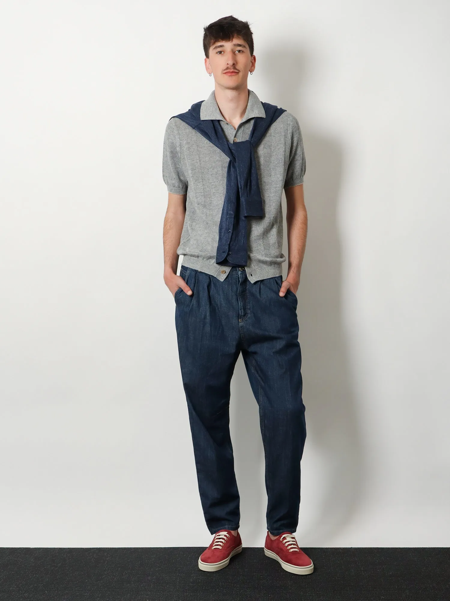 Cardigan Linen-Cotton Grey sold by Zulily product image thumbnail 2