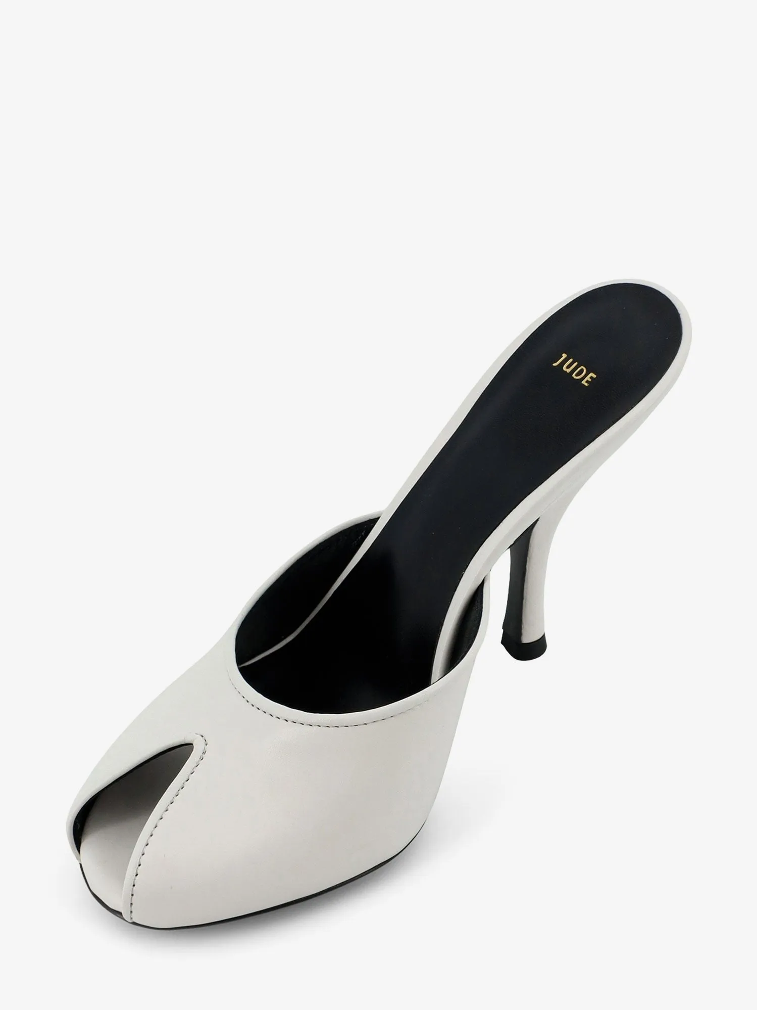 Mule Sandals Leather White sold by Zulily product image thumbnail 4