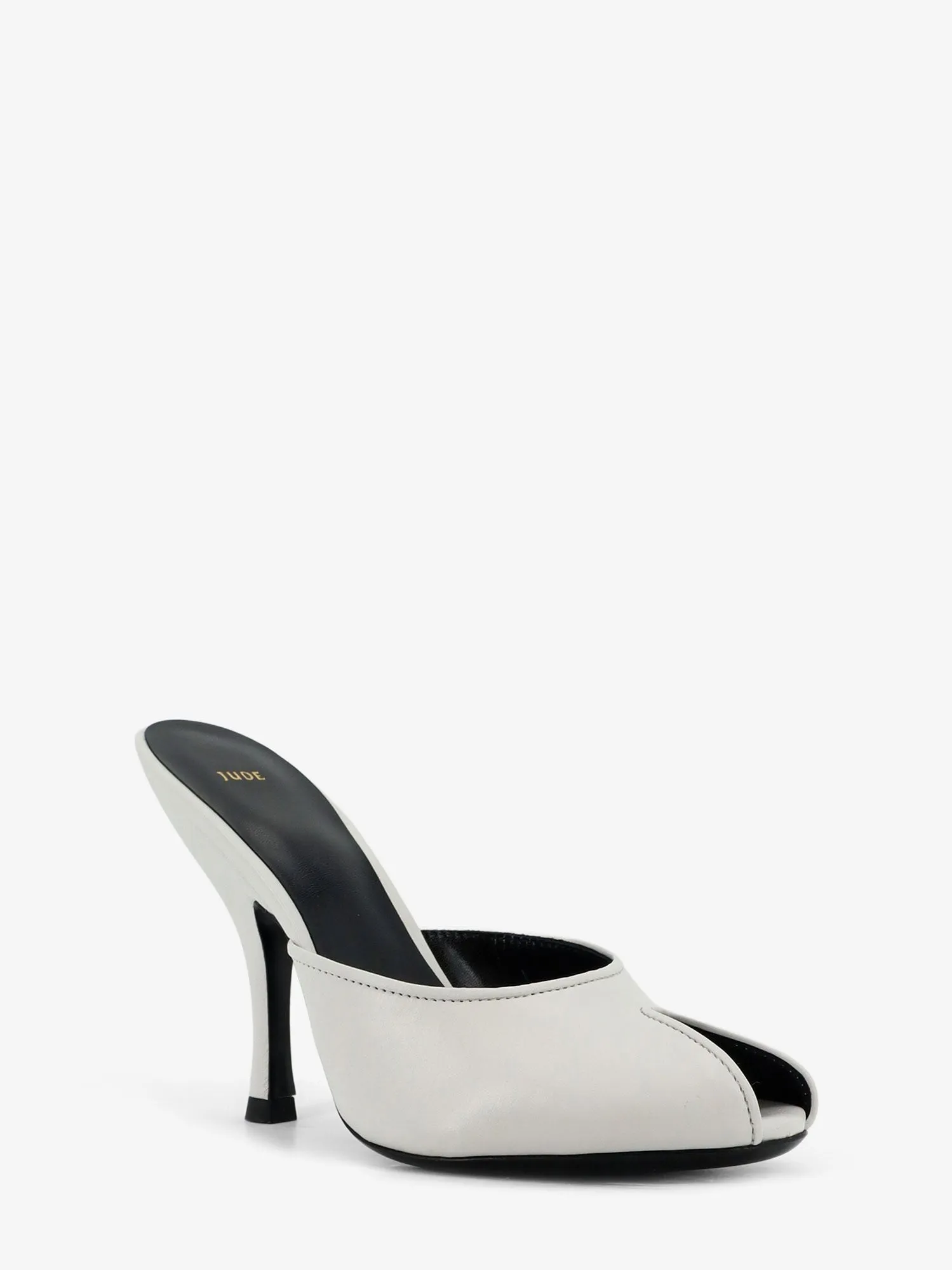 Mule Sandals Leather White sold by Zulily product image thumbnail 2