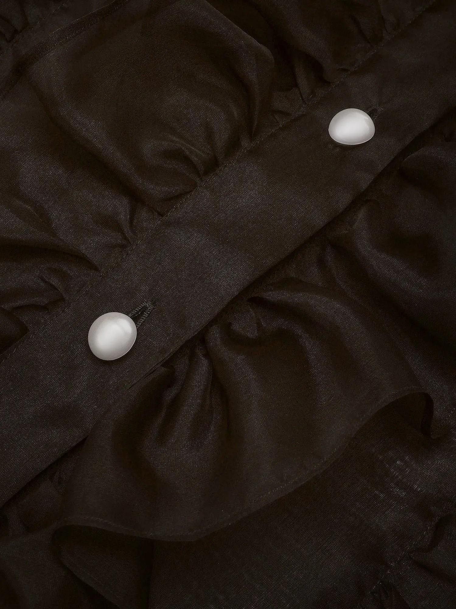 Organza Shirt Black sold by Zulily product image thumbnail 5