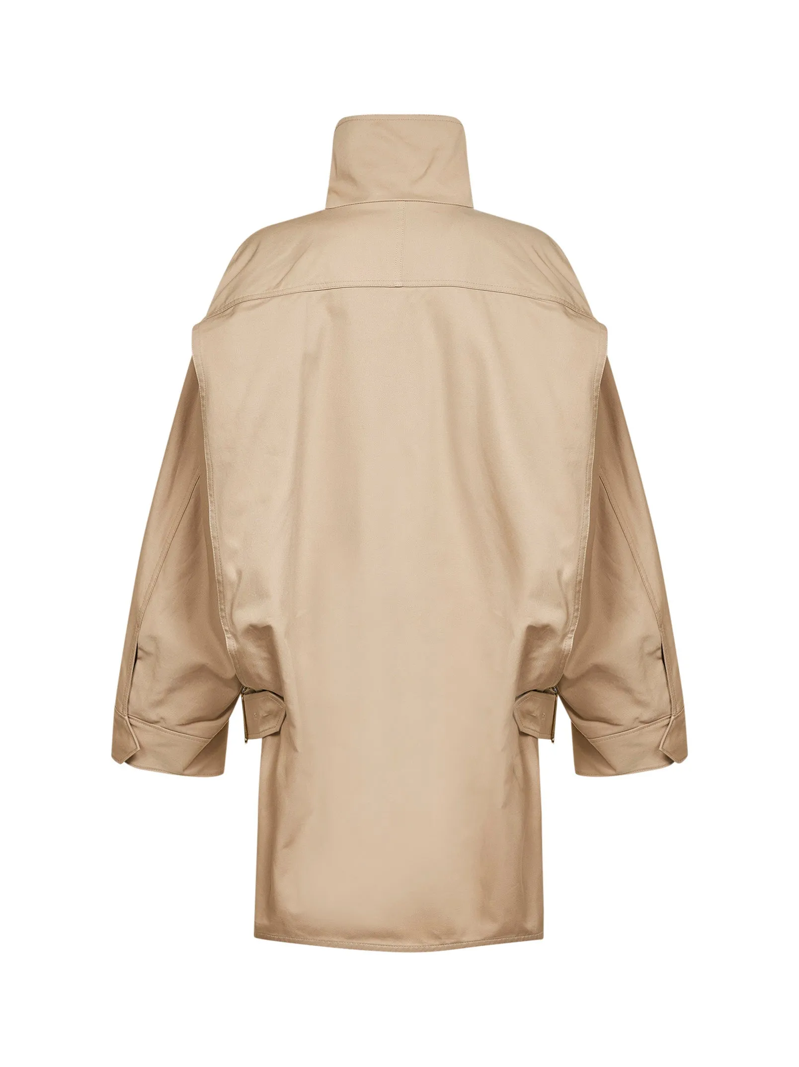 Bomber Jacket Beige Cotton sold by Zulily product image thumbnail 3