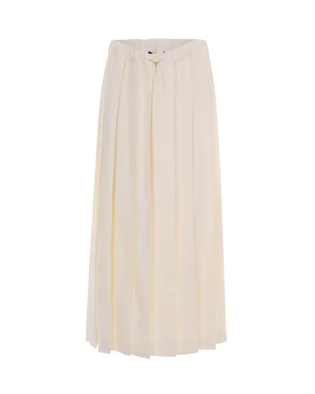 Pleated Skirt Tecno Tailoring Butter made by Fabiana Filippi