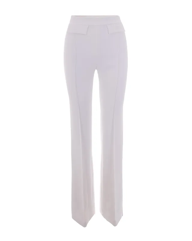 Trousers Ivory made by Elisabetta Franchi