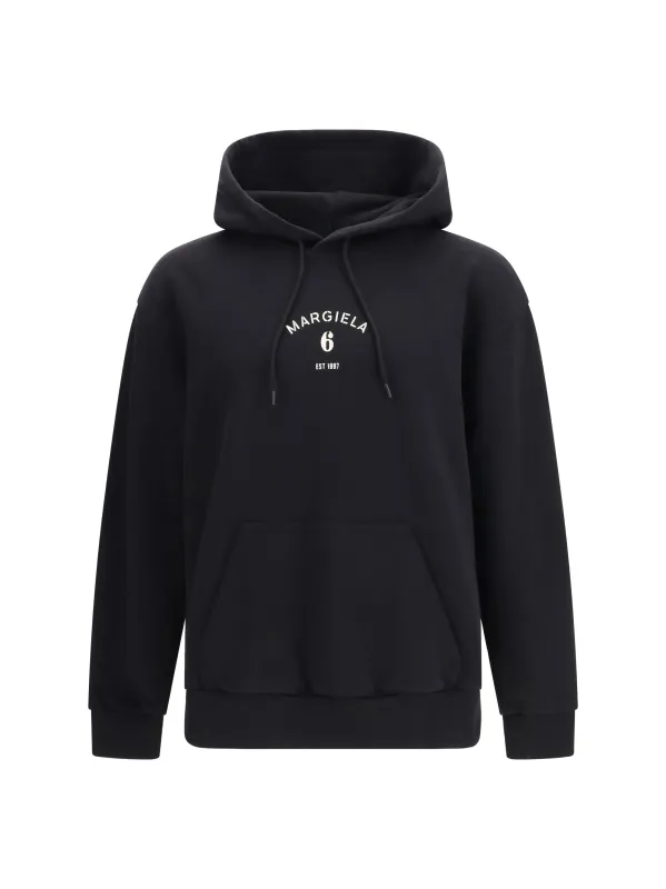 Hooded Sweatshirt Black made by Maison Margiela