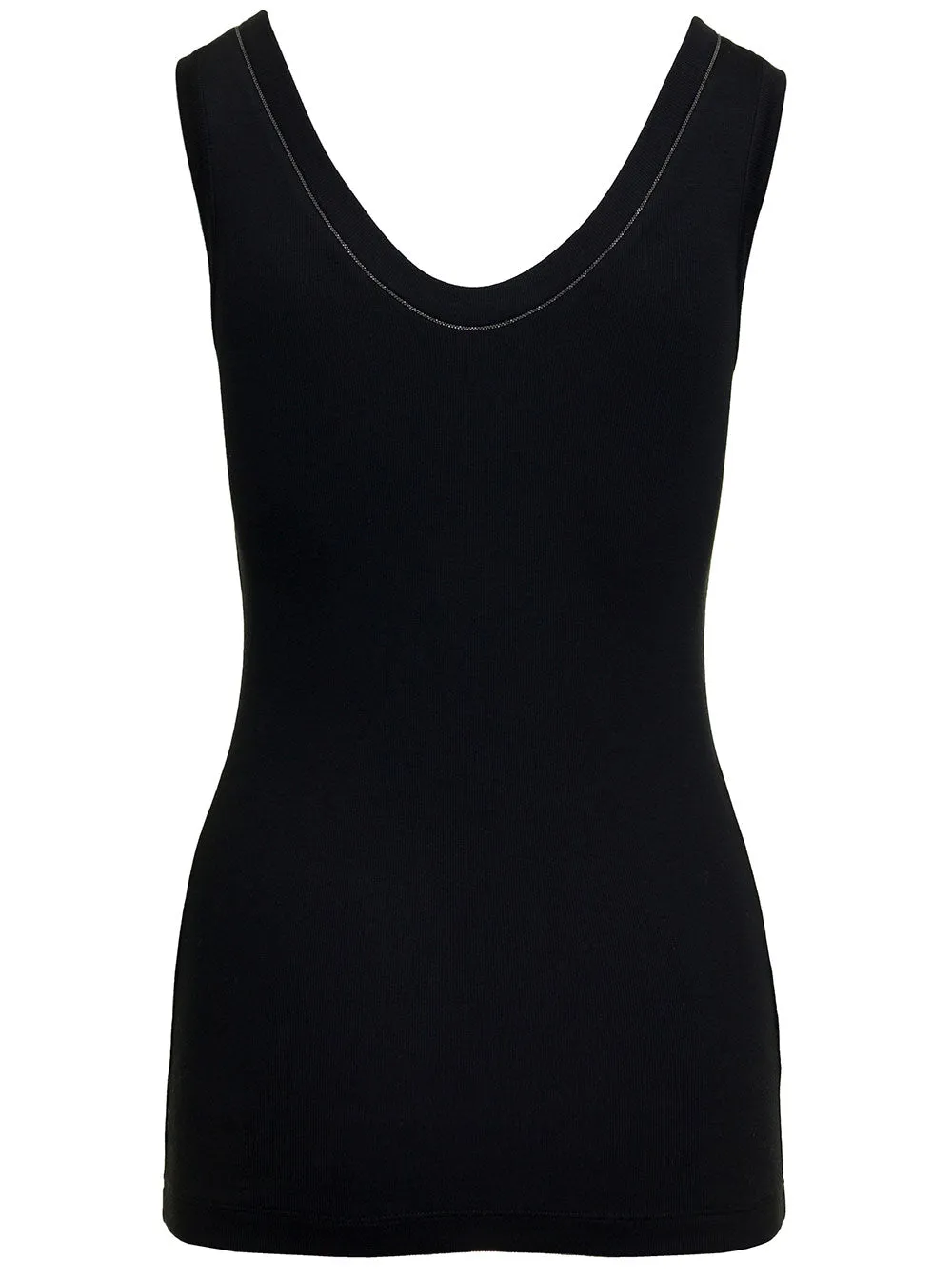 Tank Top Black Cotton sold by Zulily product image thumbnail 2