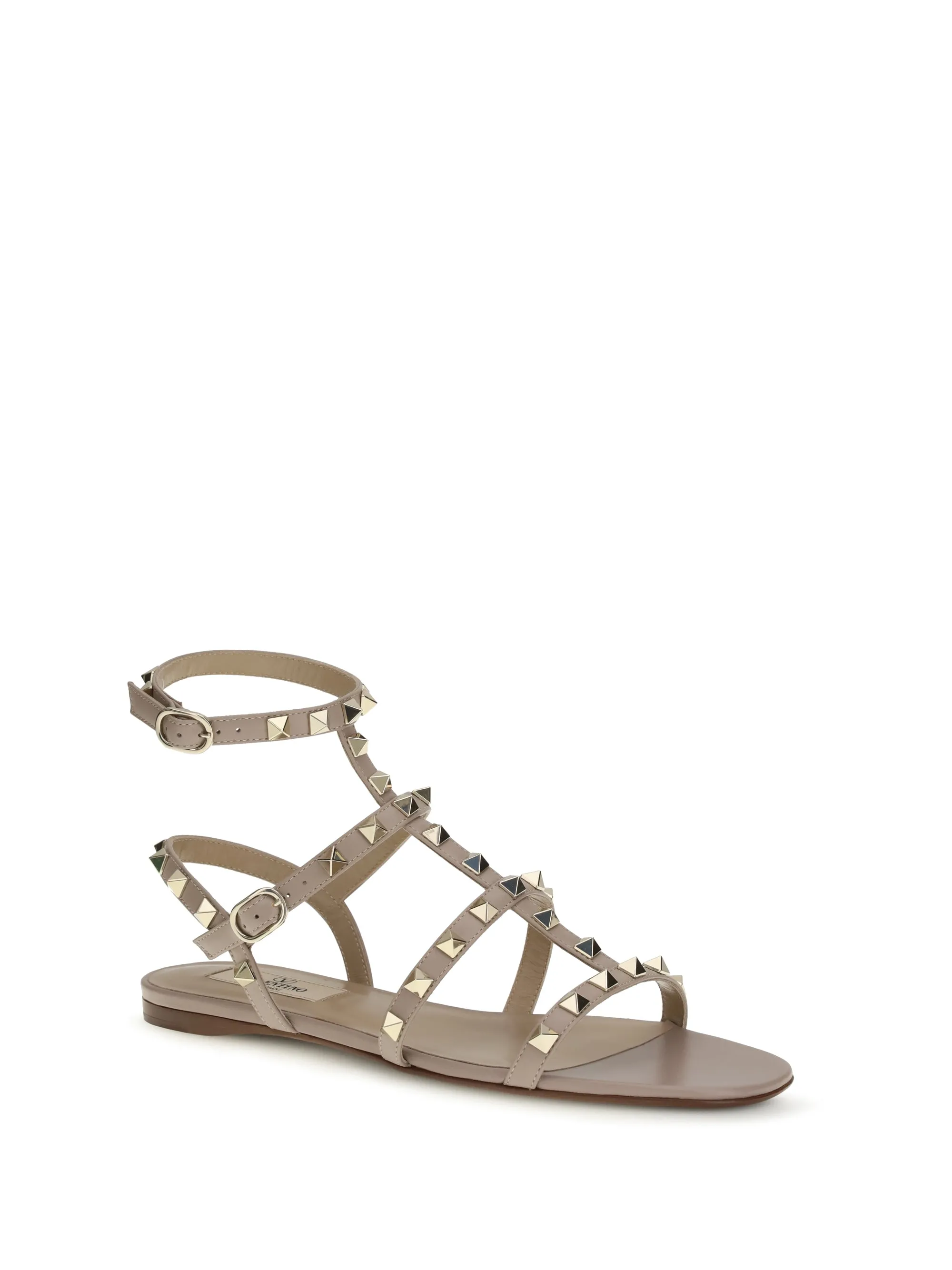 Sandal Rockstud Powder Pink Calf Leather sold by Zulily product image thumbnail 2