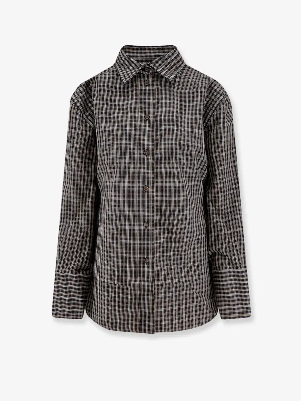 Cotton Shirt With Check Pattern made by Rohe