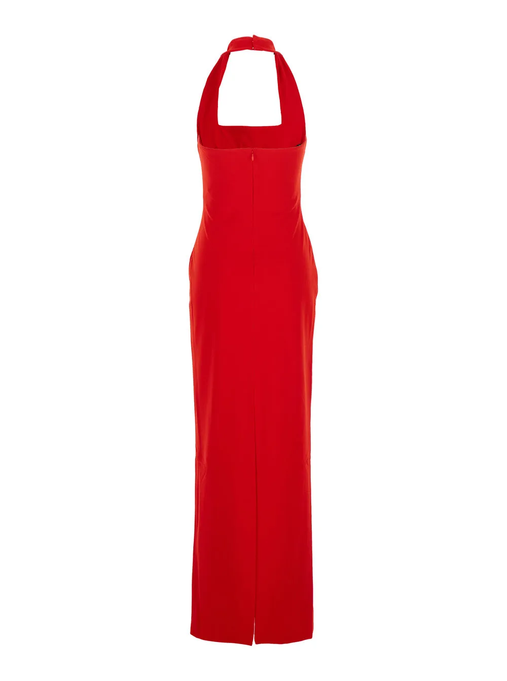 Red Long Dress With Square Neckline sold by Zulily product image thumbnail 2