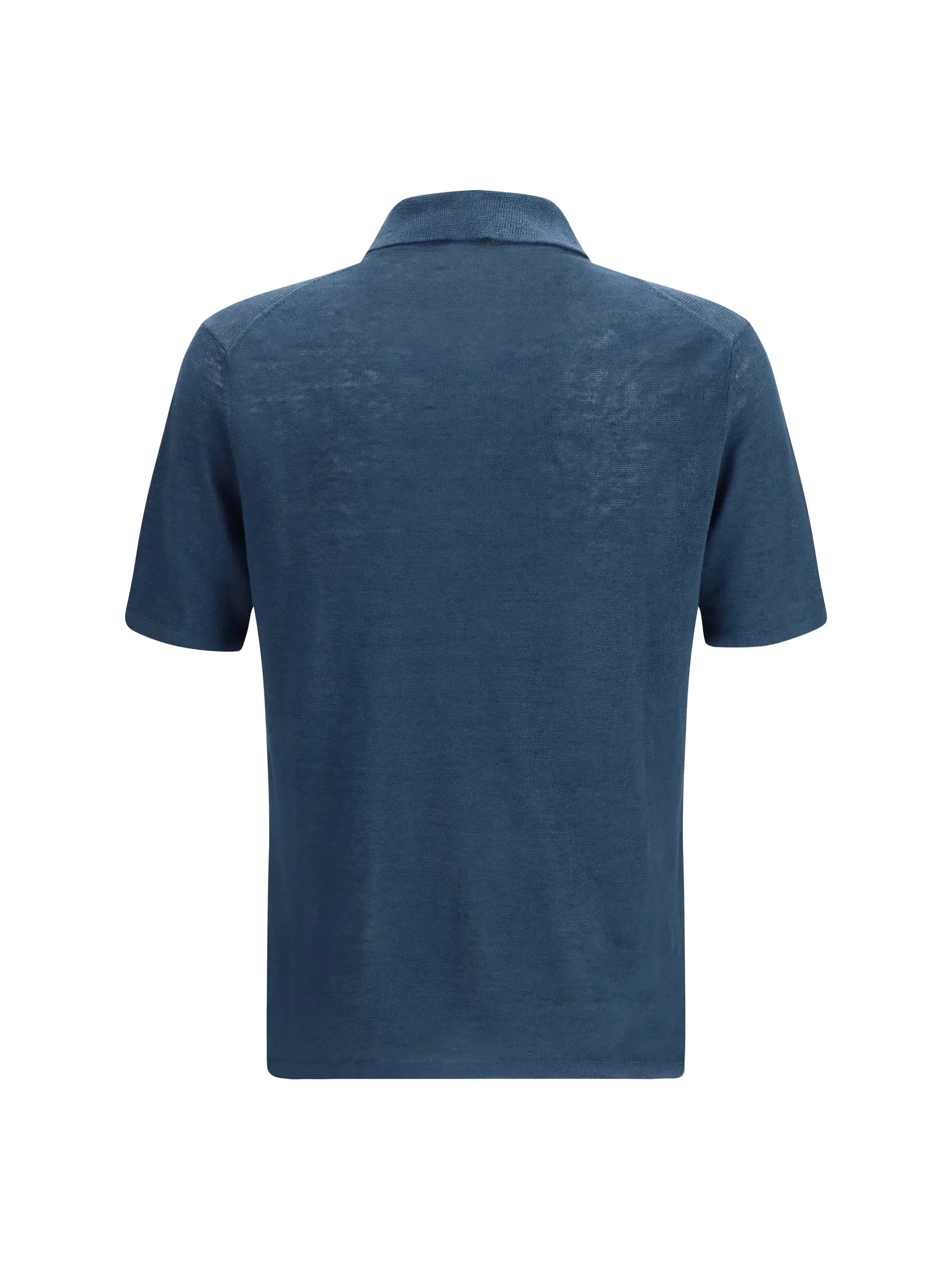 Polo Shirt Teal Linen sold by Zulily product image thumbnail 2