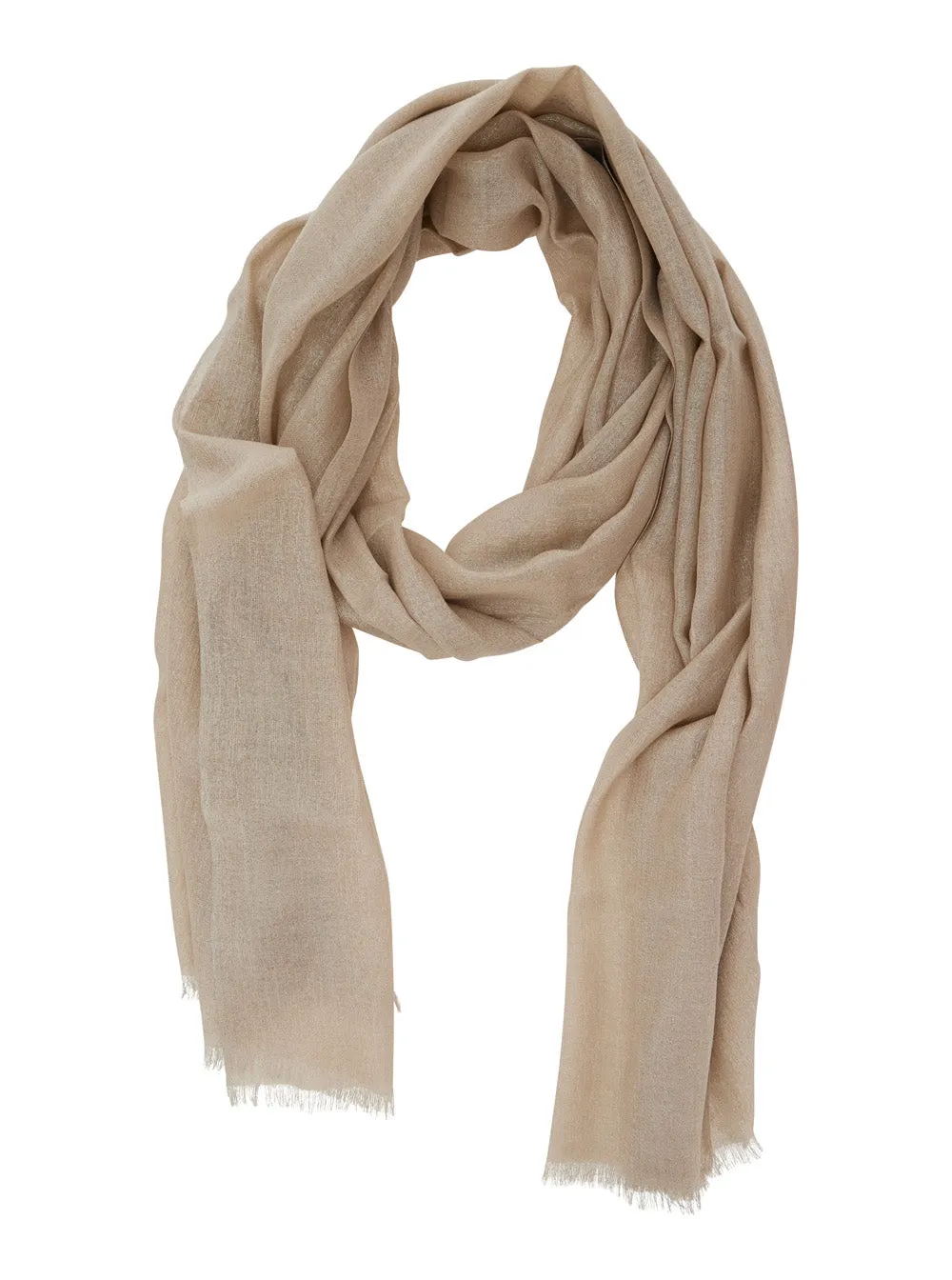 Scarf in Cashmere Blend — Beige sold by Zulily product image thumbnail 2