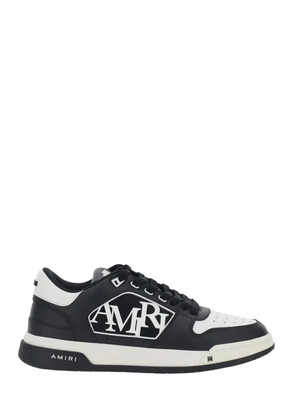 Sneakers With Contrast Leather Heel made by AMIRI