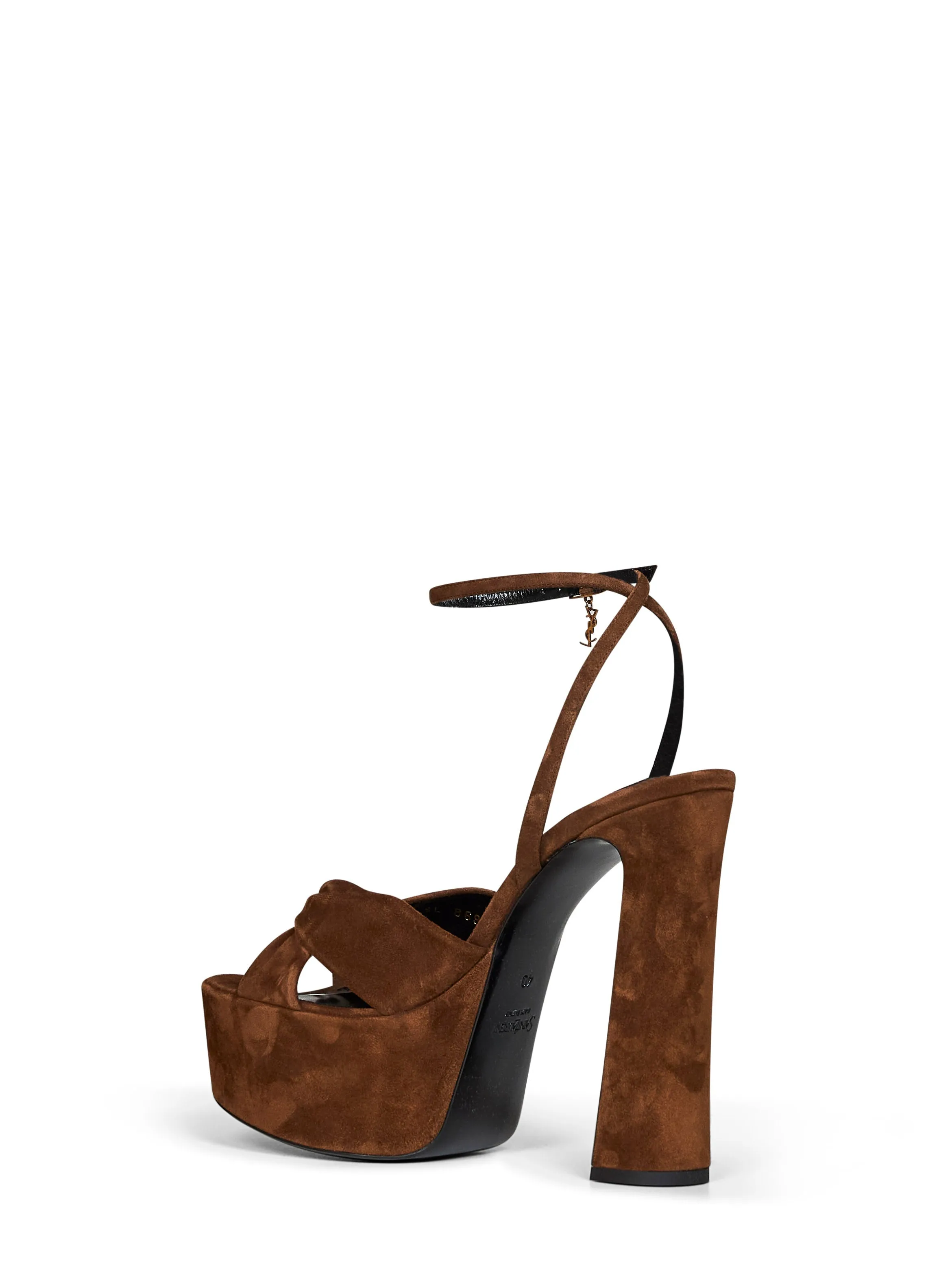 Platform Sandals Franciane Dark Havana Suede sold by Zulily product image thumbnail 3