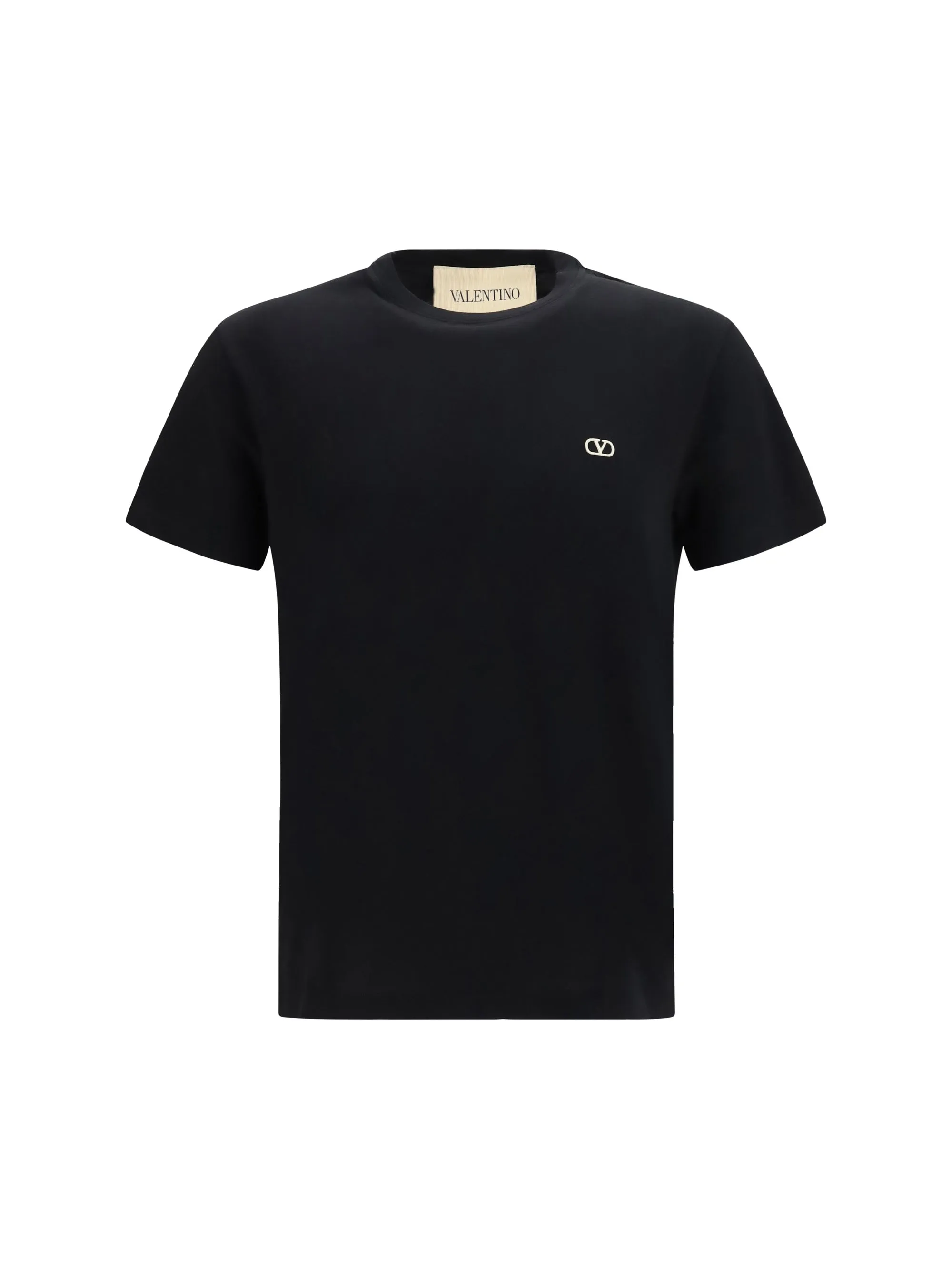 T-Shirt VLogo Cotton Black sold by Zulily
