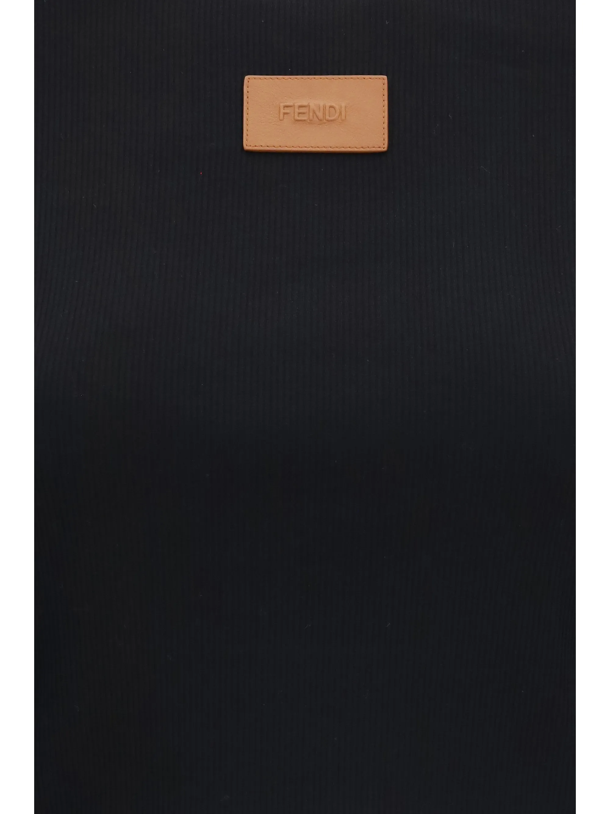 T-Shirt Cropped Ribbed Cotton Black sold by Zulily product image thumbnail 3
