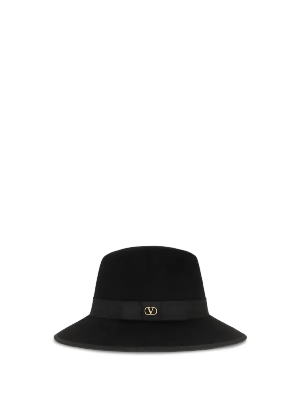 Hat VLogo Signature Black/Antique Light Gold made by Valentino Garavani