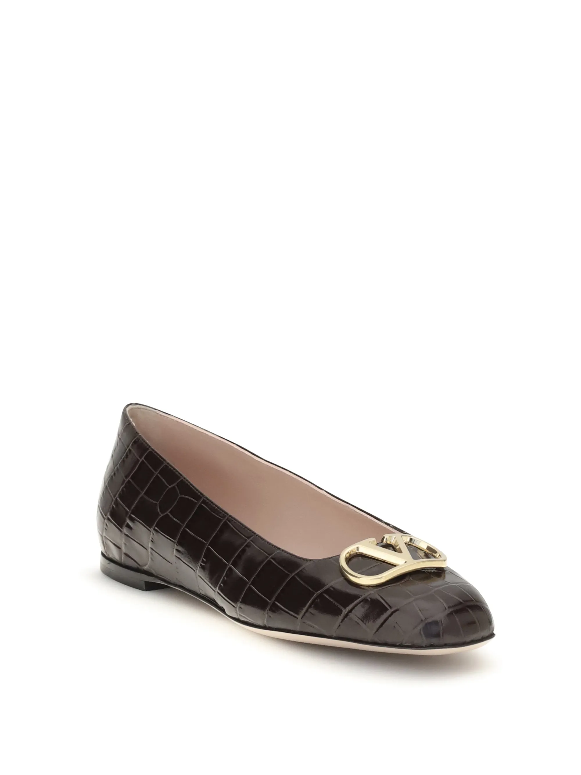 Ballerina Flats Oak Brown Nappa Leather sold by Zulily product image thumbnail 4