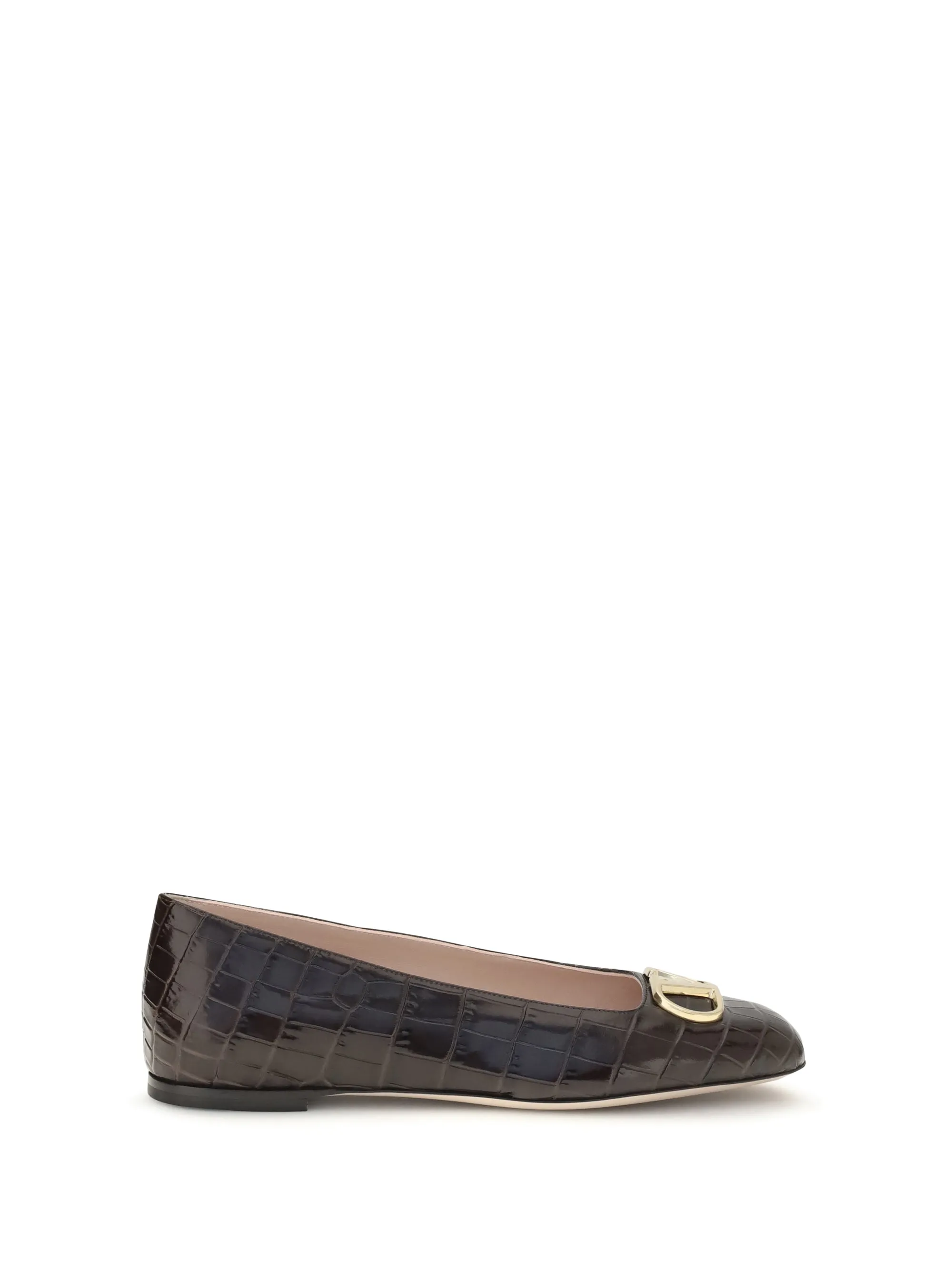 Ballerina Flats Oak Brown Nappa Leather sold by Zulily