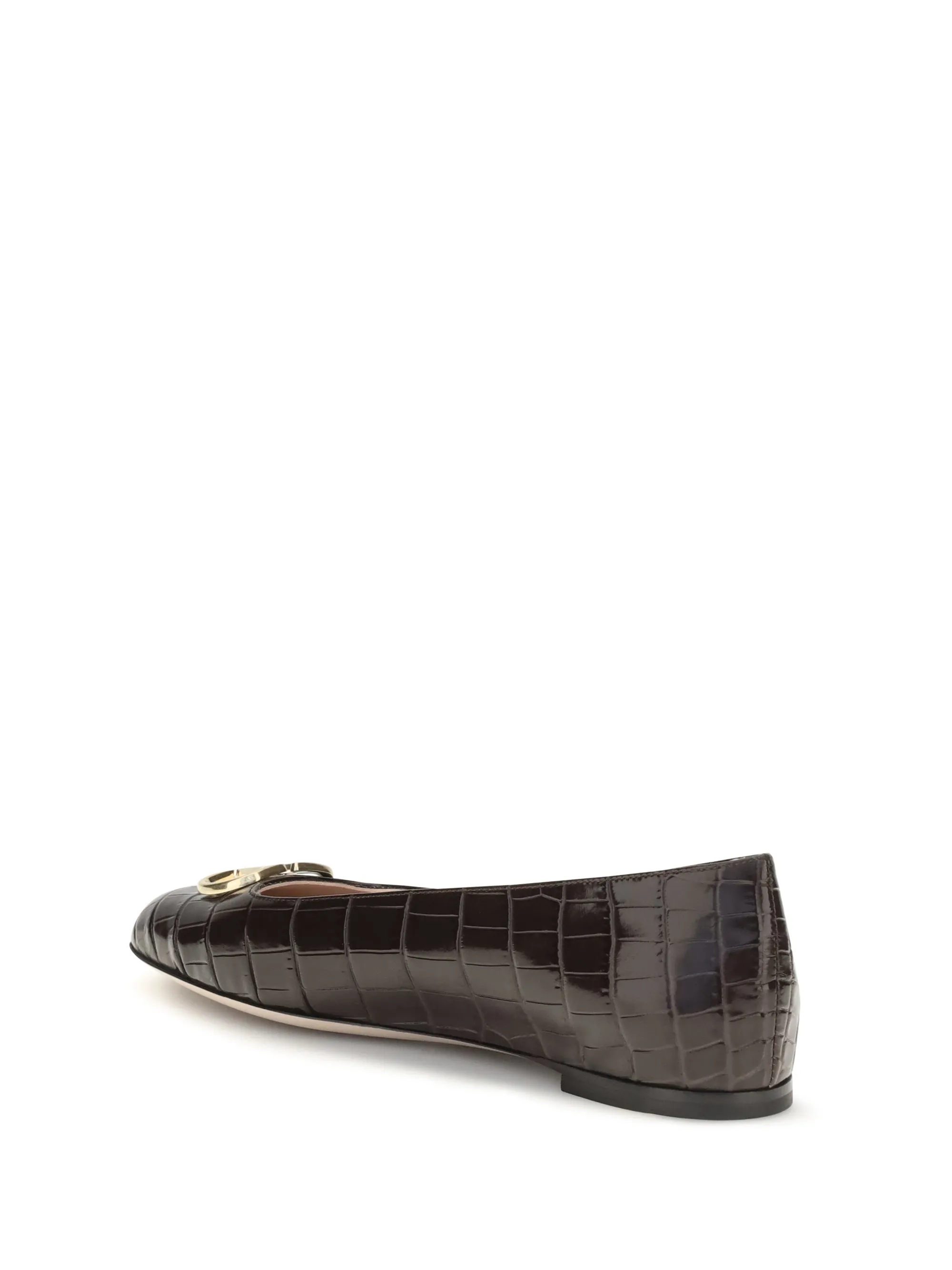 Ballerina Flats Oak Brown Nappa Leather sold by Zulily product image thumbnail 3