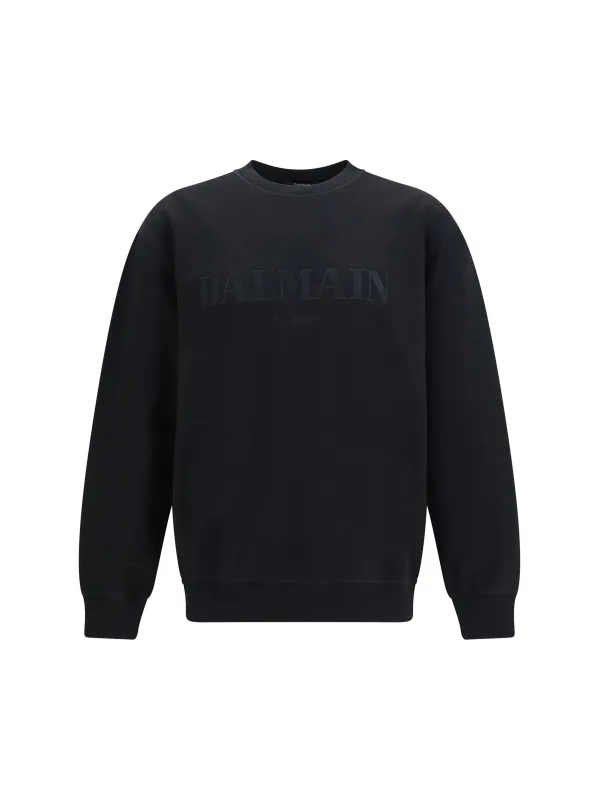 Crewneck Sweatshirt Black made by Balmain